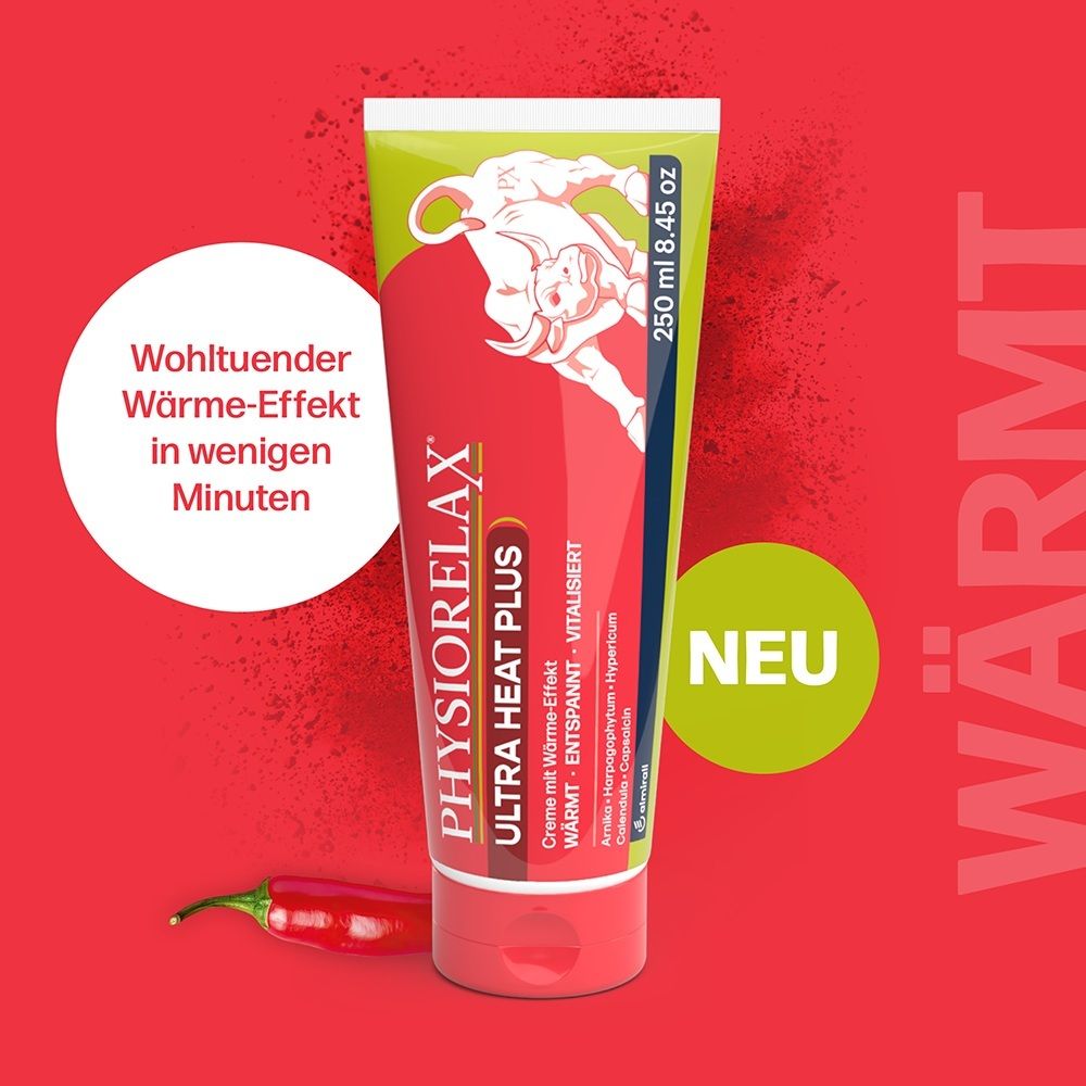 Physiorelax Ultra Heat Plus Creme 250 ml