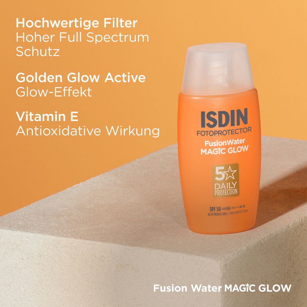 ISDIN FusionWater MAGIC Glow Sonnencreme LSF 50
