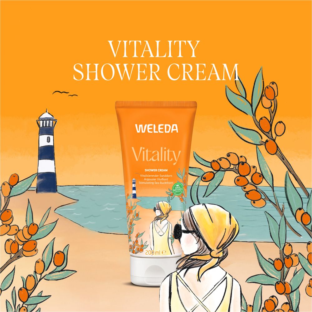 WELEDA Vitality Duschcreme Sanddorn