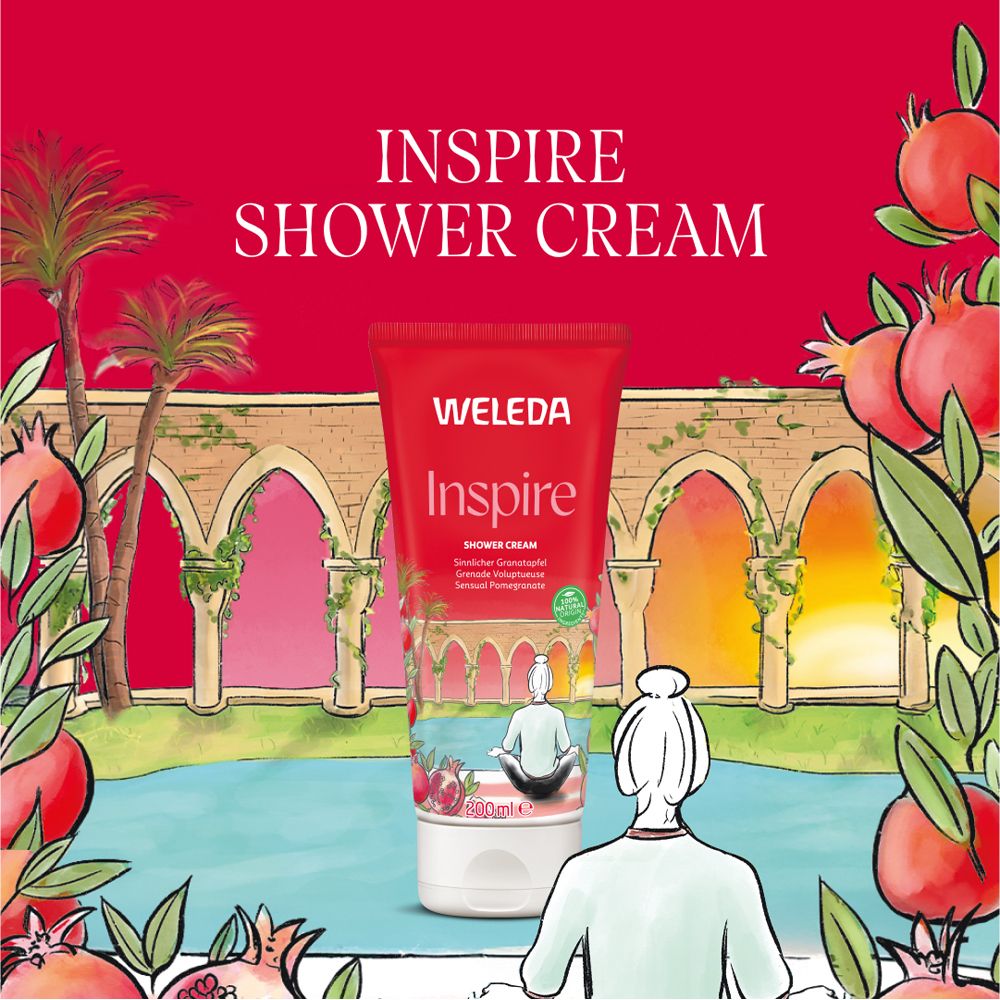 WELEDA Inspire Duschcreme Granatapfel