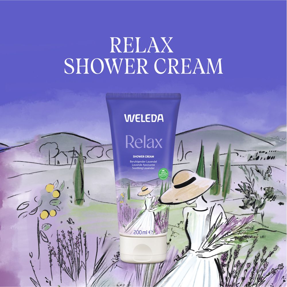 Weleda Relax Shower Cream Lavendel
