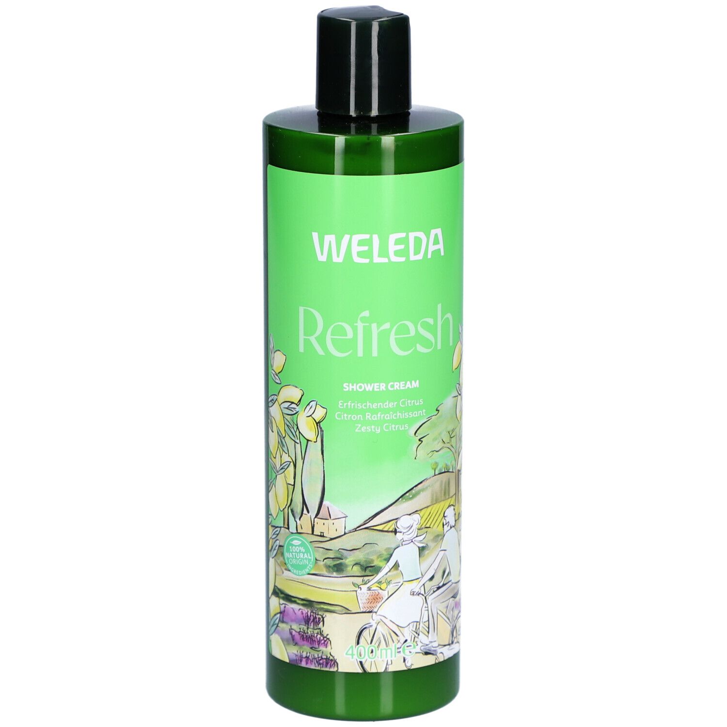 Weleda Refresh Shower Cream mit Zitrusduft