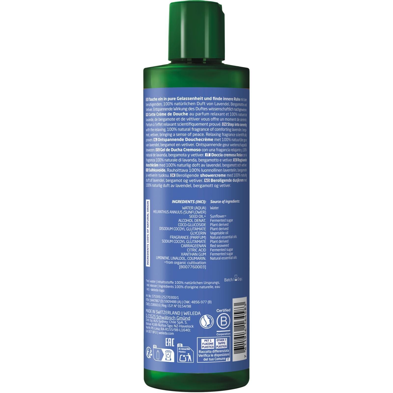 Weleda Relax Shower Cream Lavendel