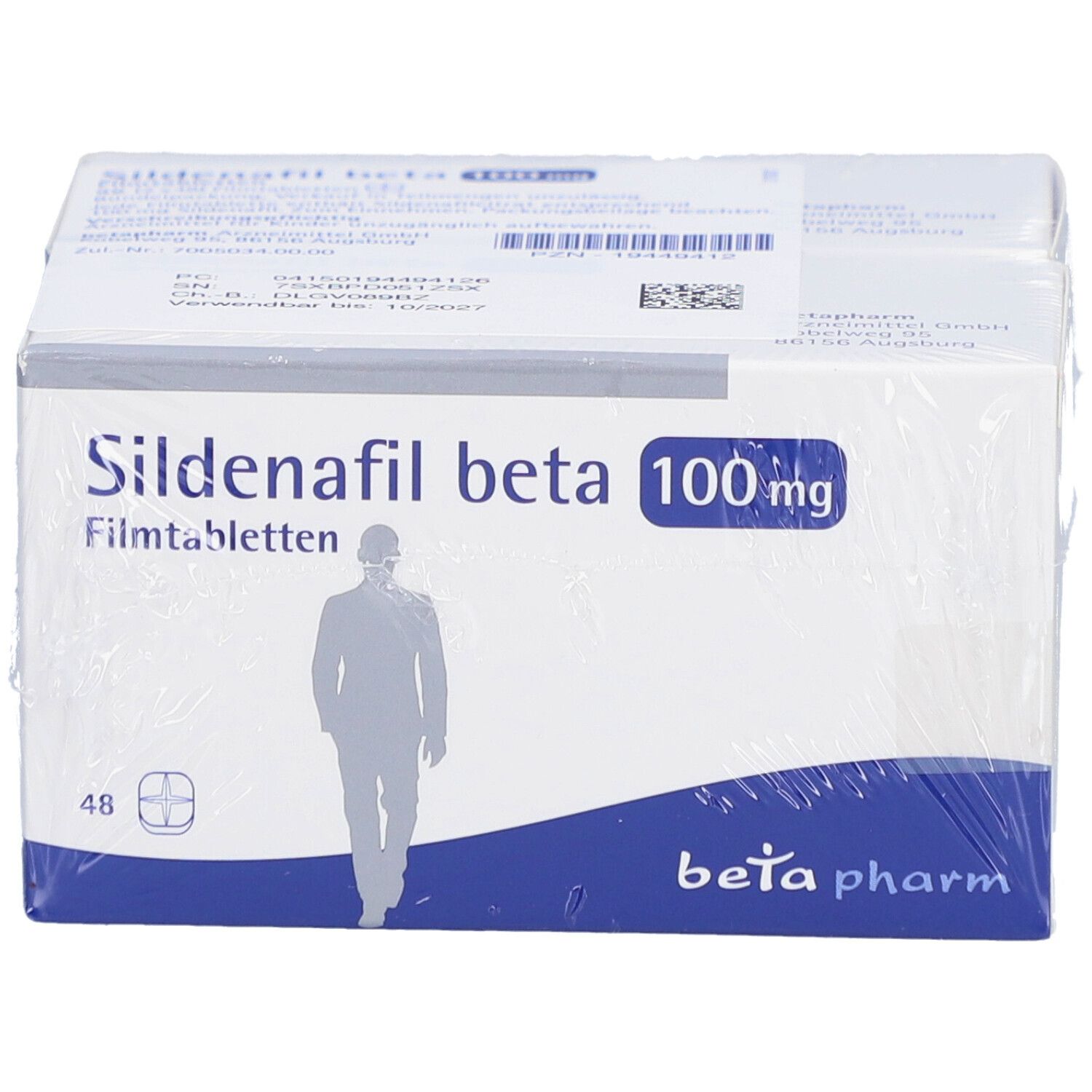 SILDENAFIL beta 100 mg Filmtabletten