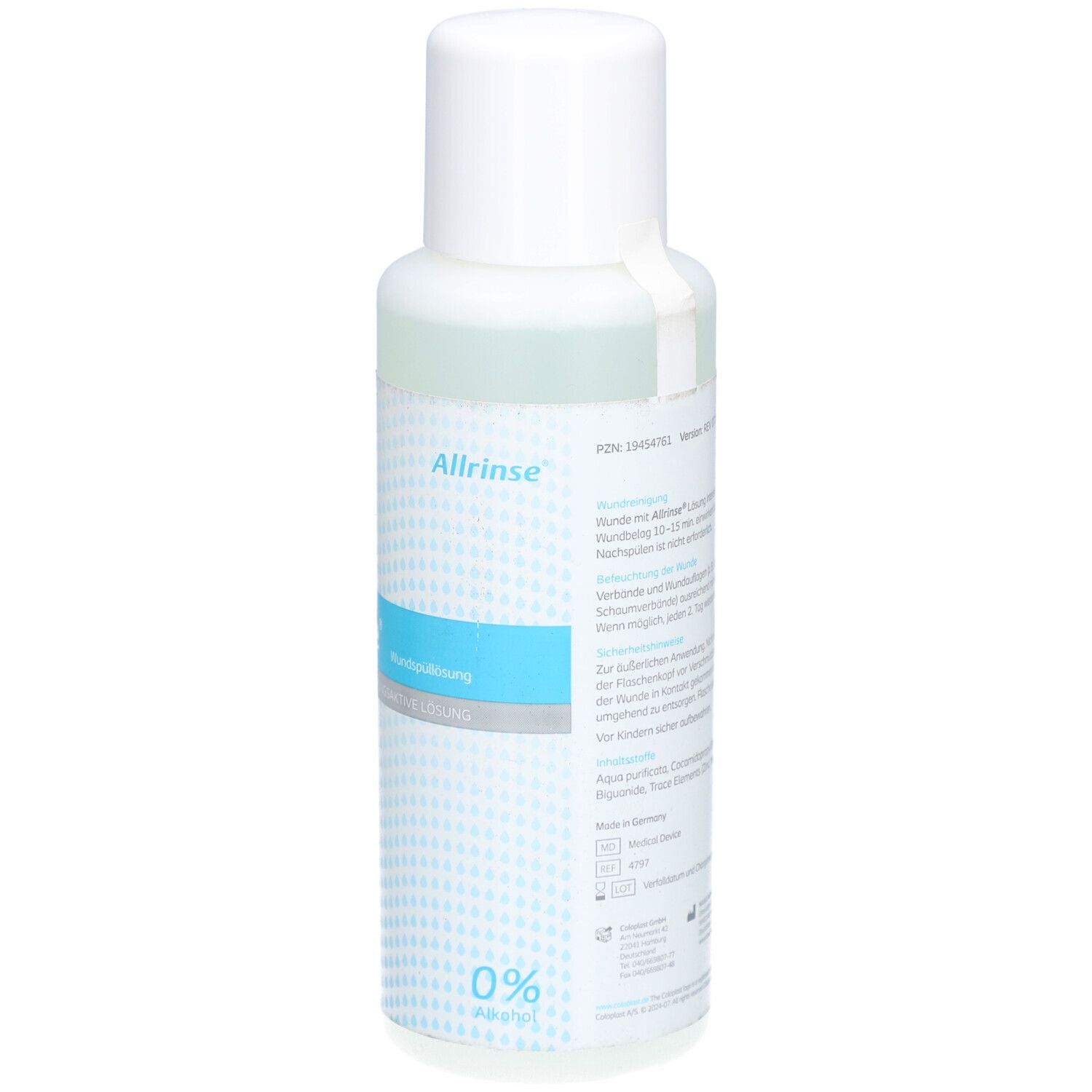 Allrinse® Wundspüllösung – alkoholfreie, reinigungsaktive Lösung