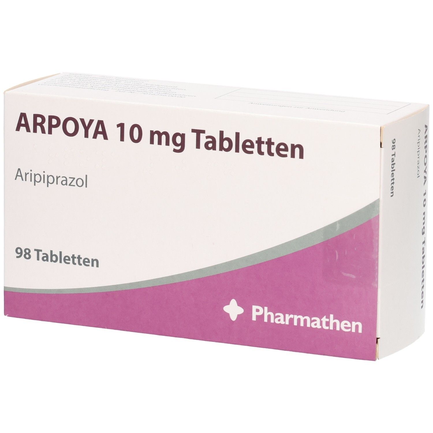 ARPOYA 10 mg Tabletten Schachtel mit 98 Tabletten, Aripiprazol.