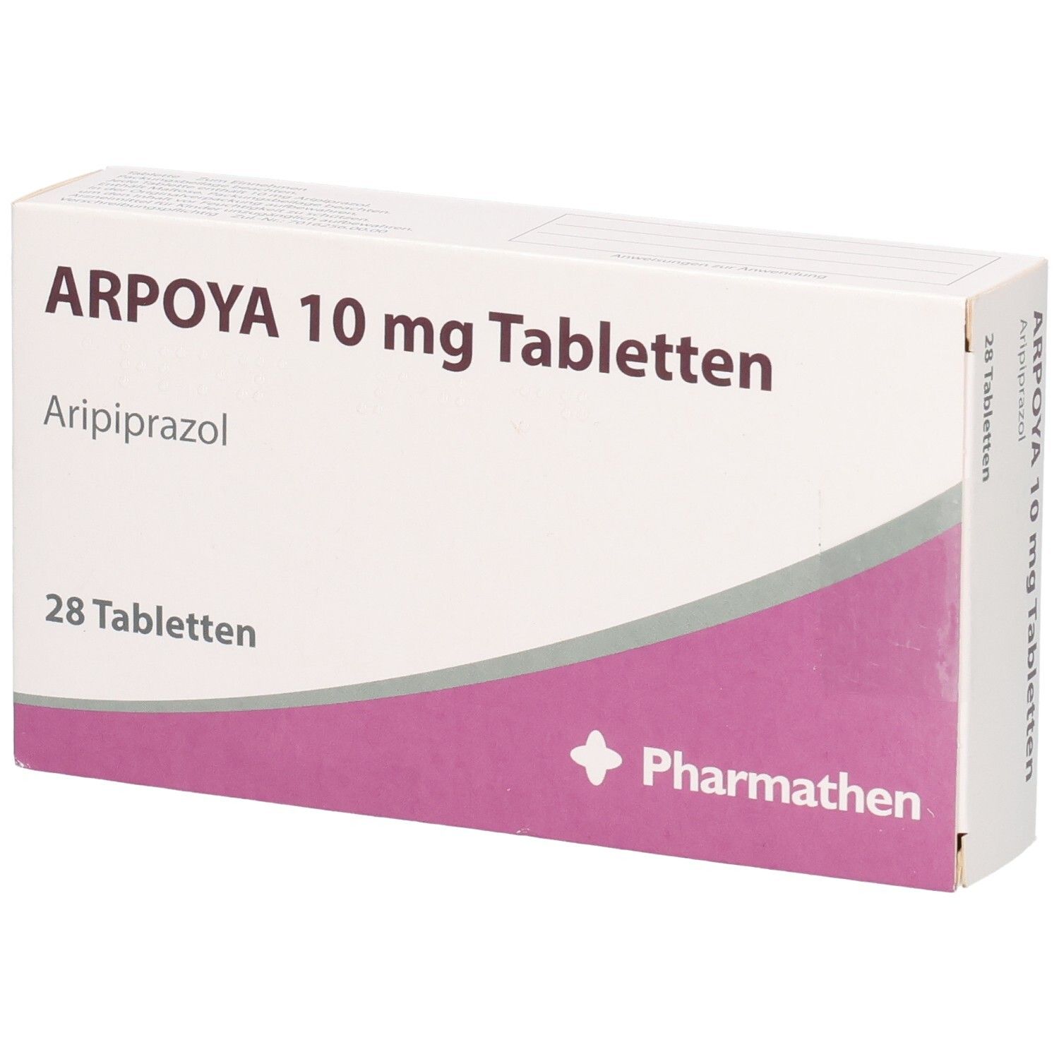 ARPOYA 10 mg Tabletten Schachtel mit 28 Tabletten, Aripiprazol.
