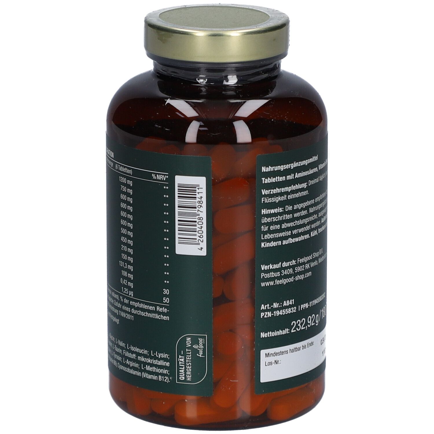 Vitactiv Aminosäuren Komplex vegan