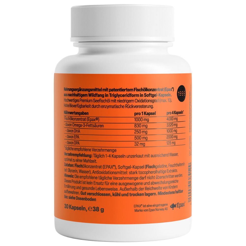 Omega-3 Ultra Epa Kapseln Zeinpharma 30 St