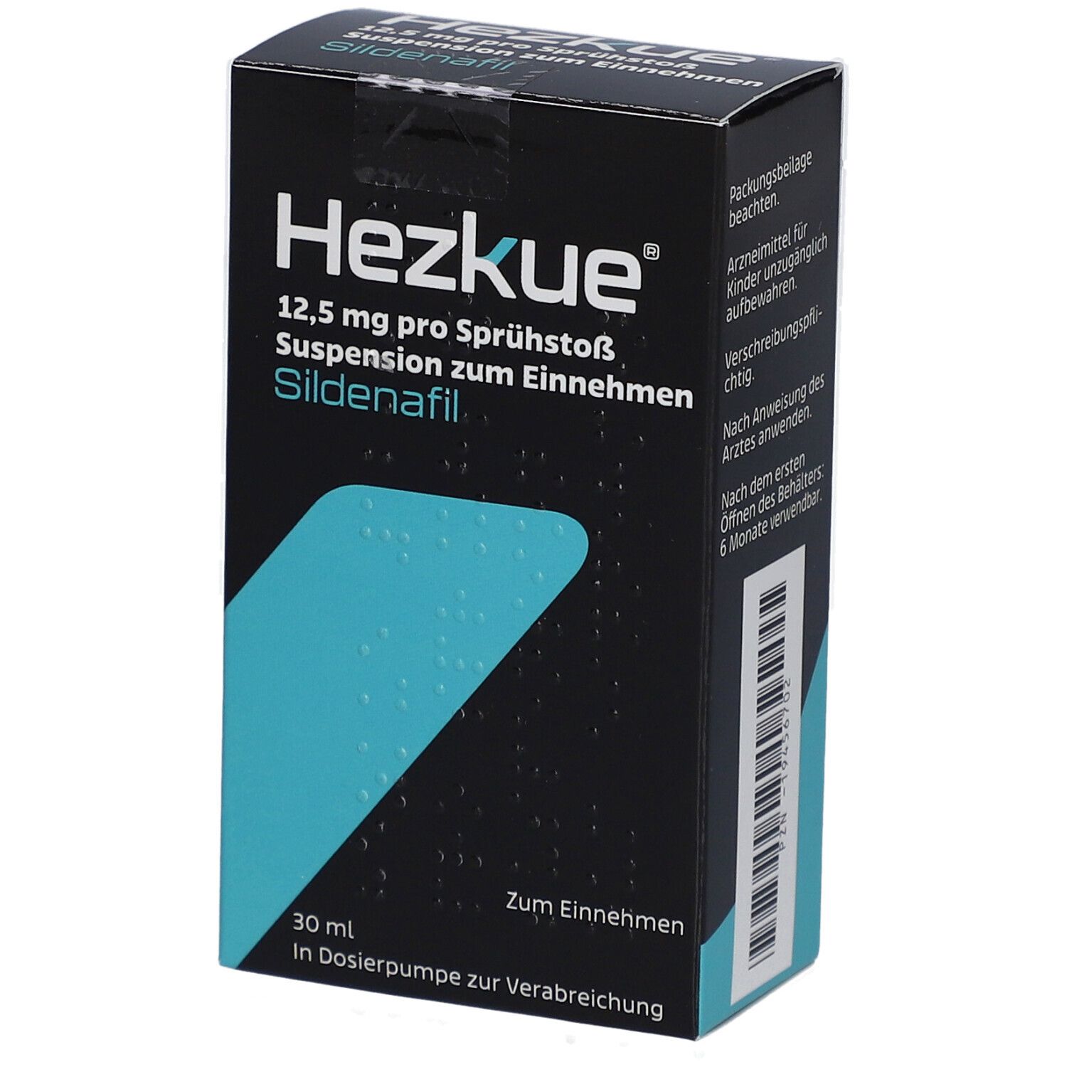 HEZKUE 12,5 mg pro Sprühstoß Suspension z.Einnehm.