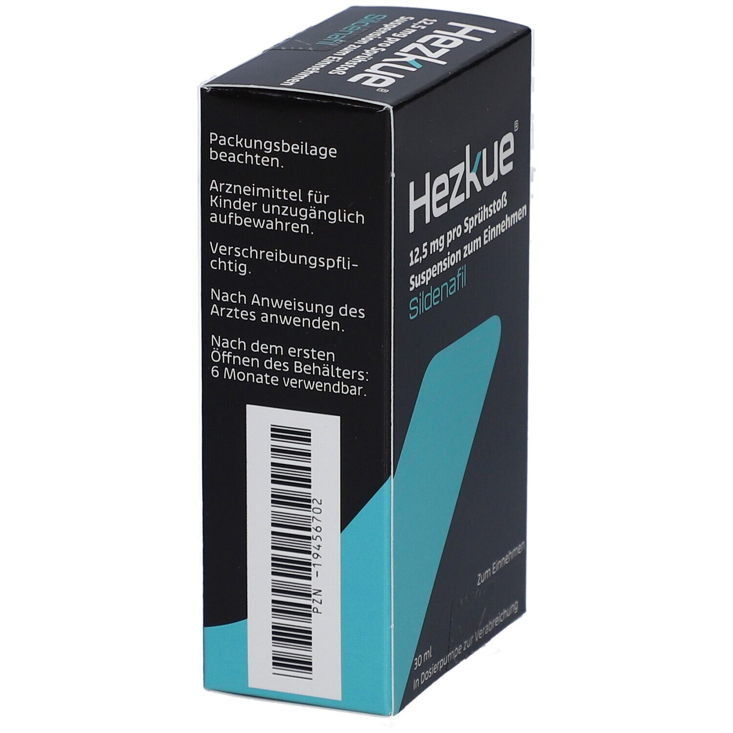 HEZKUE 12,5 mg pro Sprühstoß Suspension z.Einnehm.