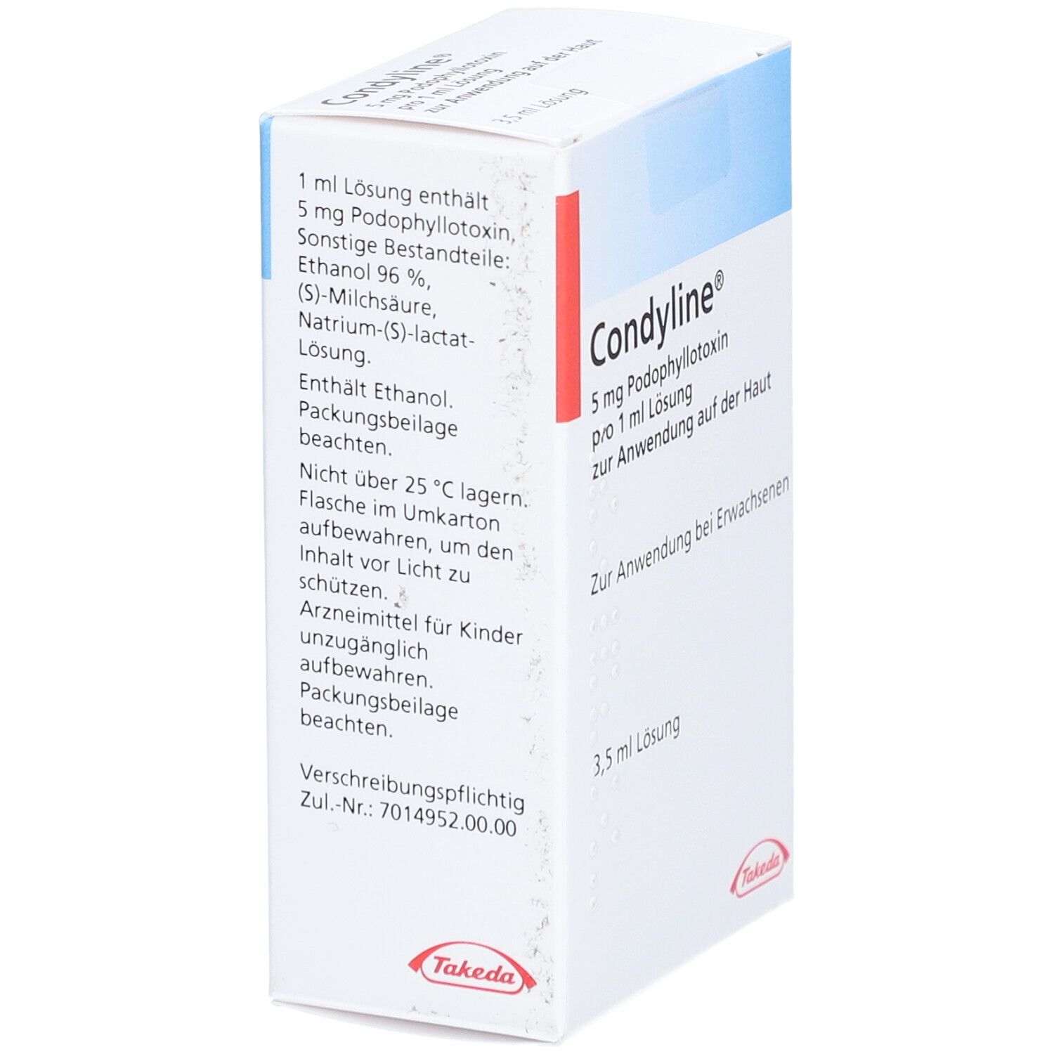 CONDYLINE 5 mg/ml Lösung z.Anwendung auf d.Haut