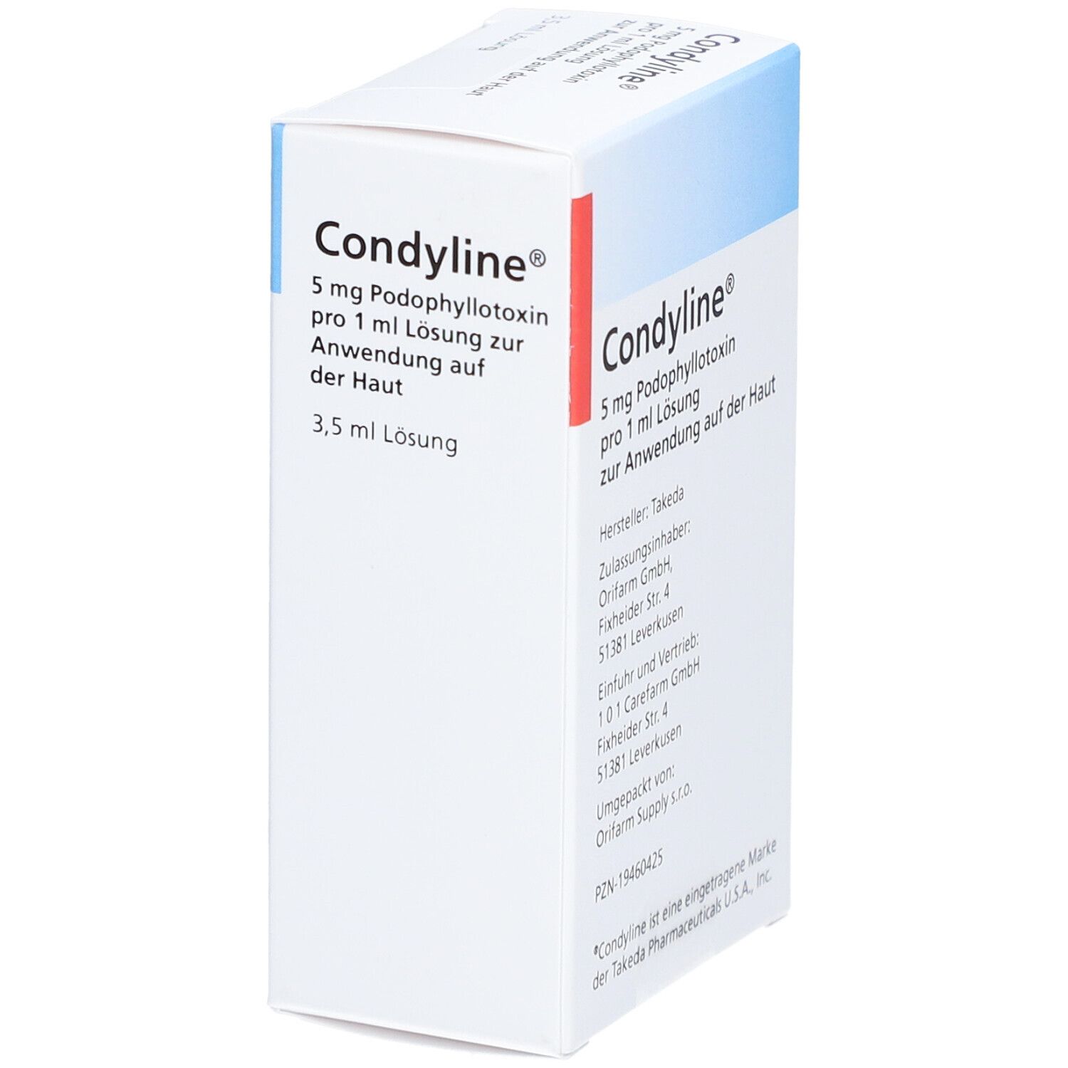 CONDYLINE 5 mg/ml Lösung z.Anwendung auf d.Haut
