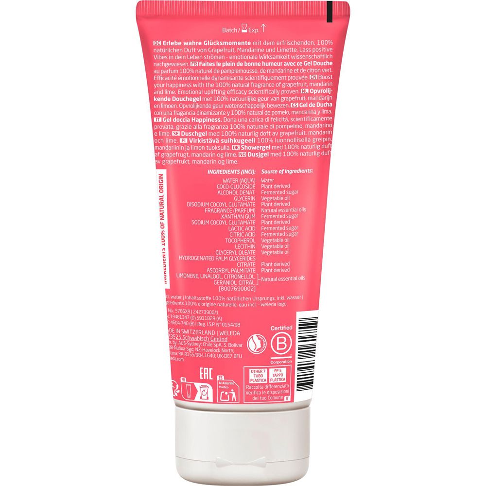 Weleda Happiness Shower Gel Grapefruit