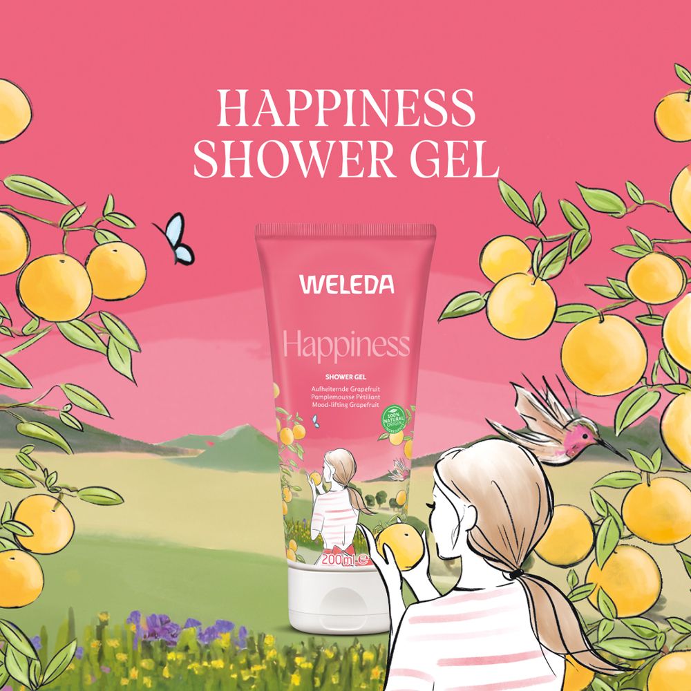 Weleda Happiness Shower Gel Grapefruit