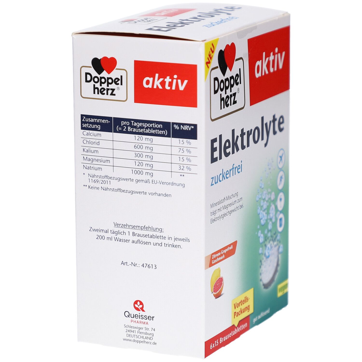 Doppelherz® aktiv Elektrolyte Brausetabletten