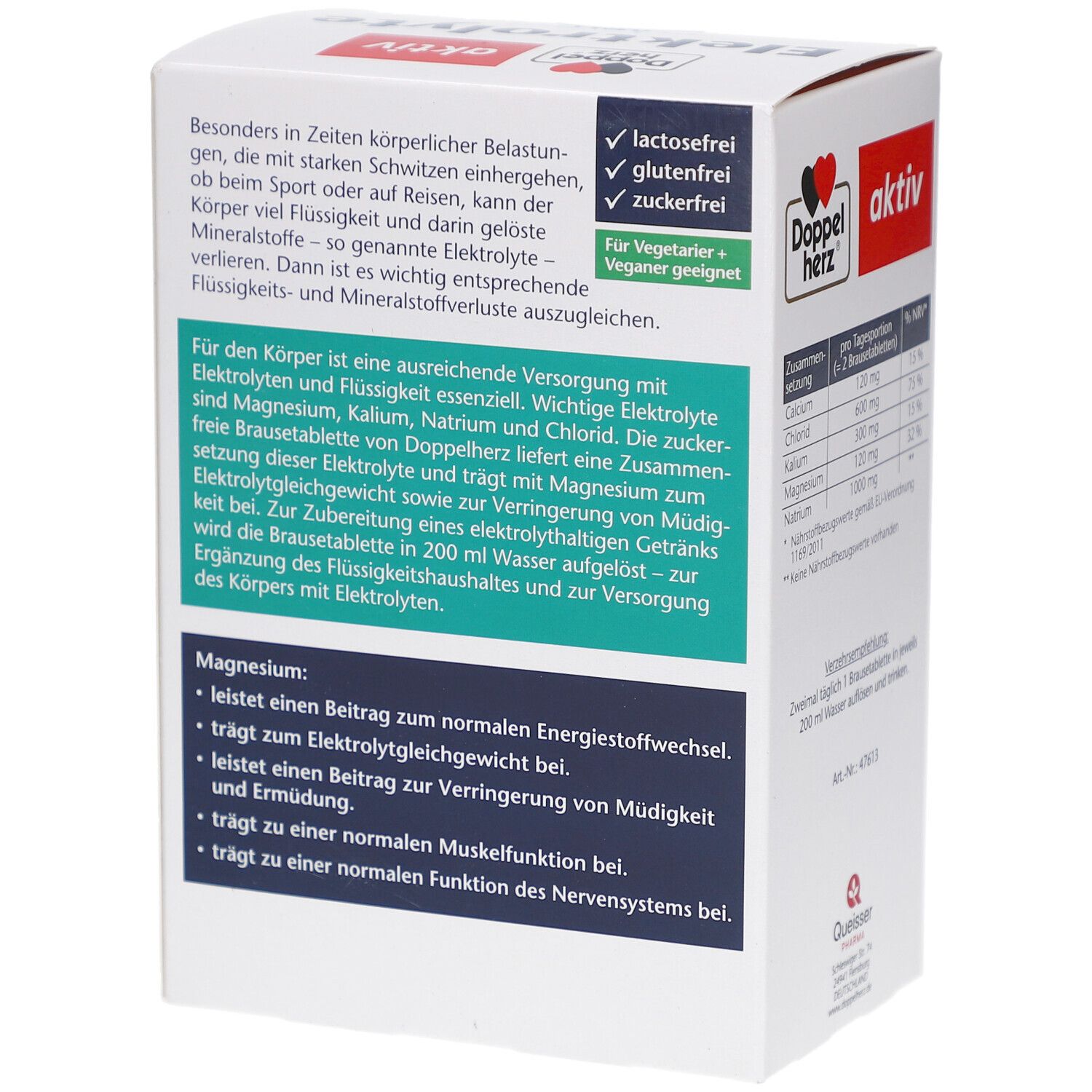 Doppelherz® aktiv Elektrolyte Brausetabletten