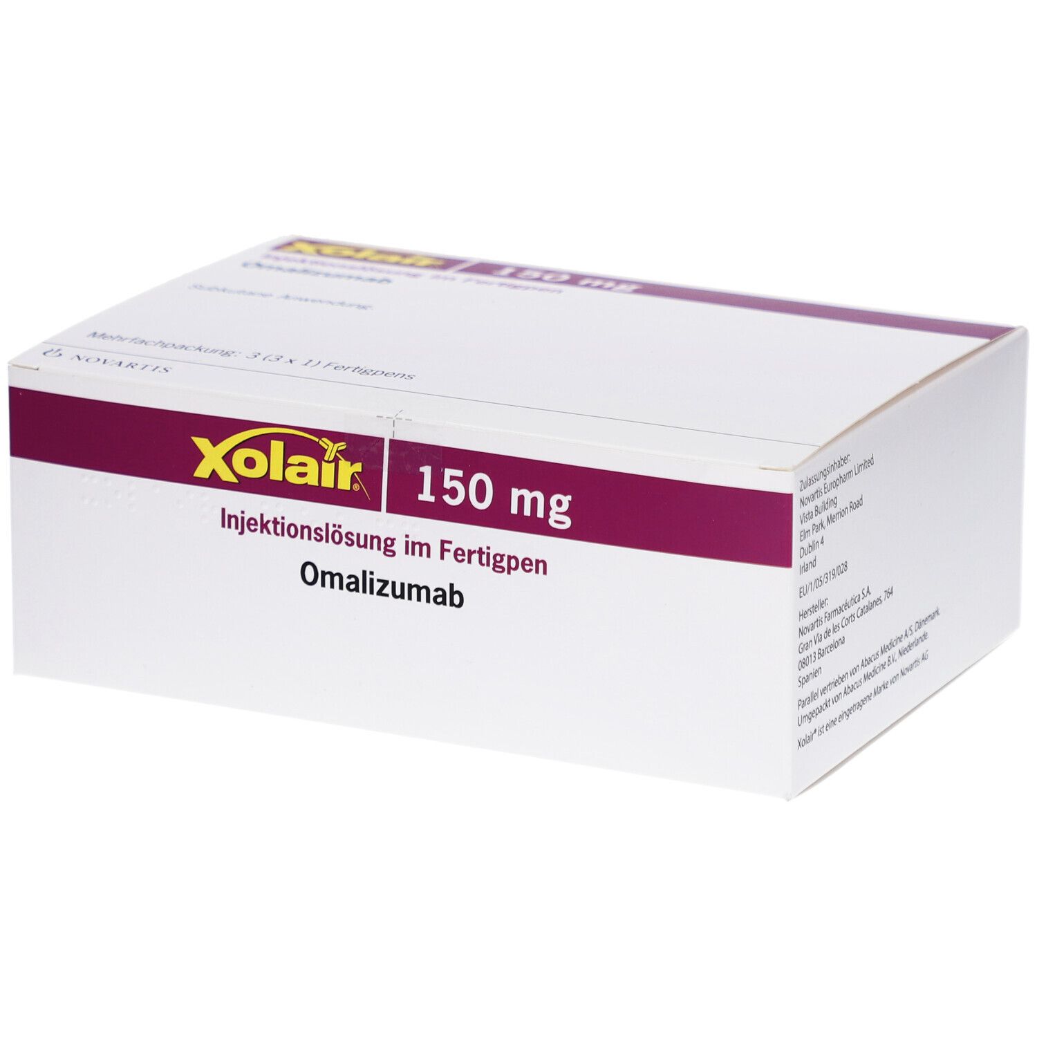 XOLAIR 150 mg Injektionslösung i.e.Fertigpen