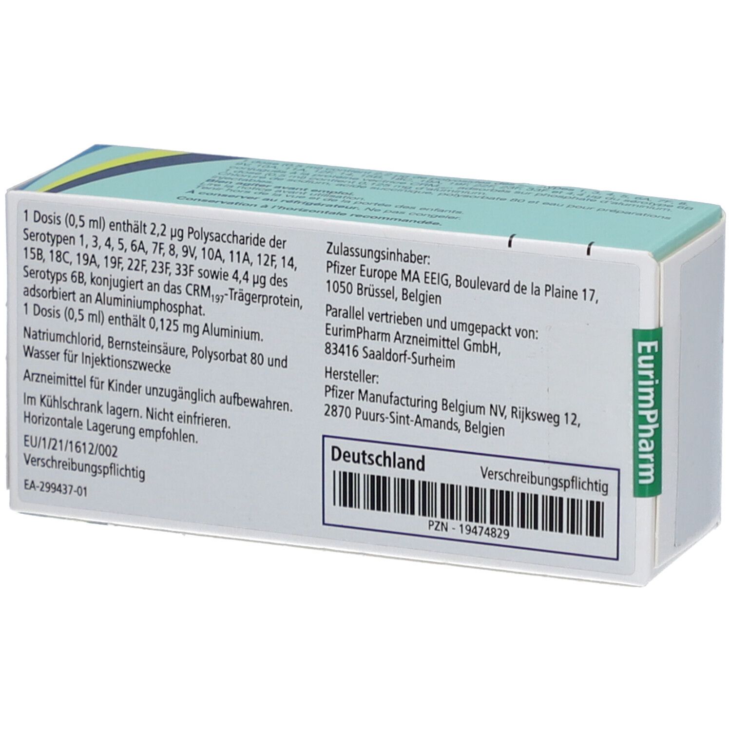 PREVENAR 20 Injektionssuspension i.e.Fertigspritze