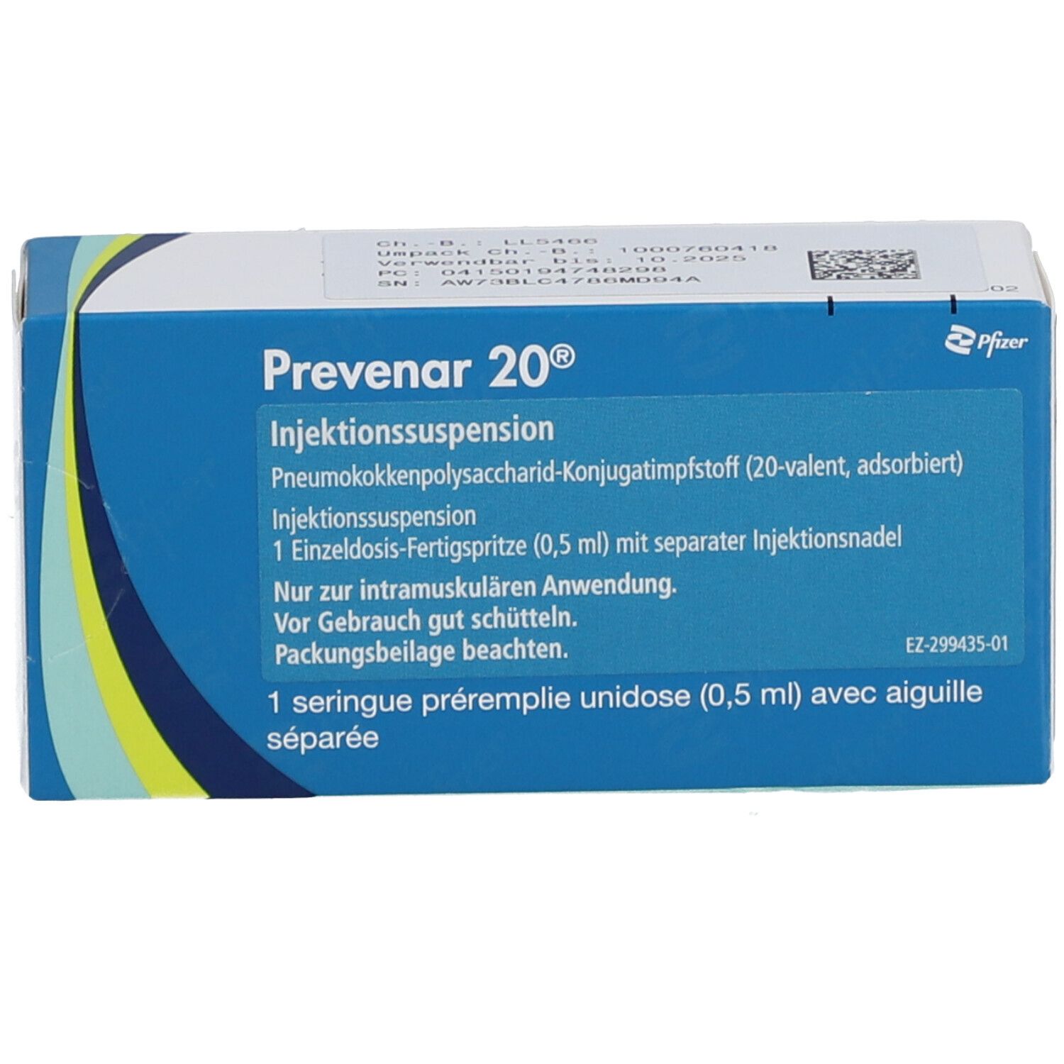PREVENAR 20 Injektionssuspension i.e.Fertigspritze