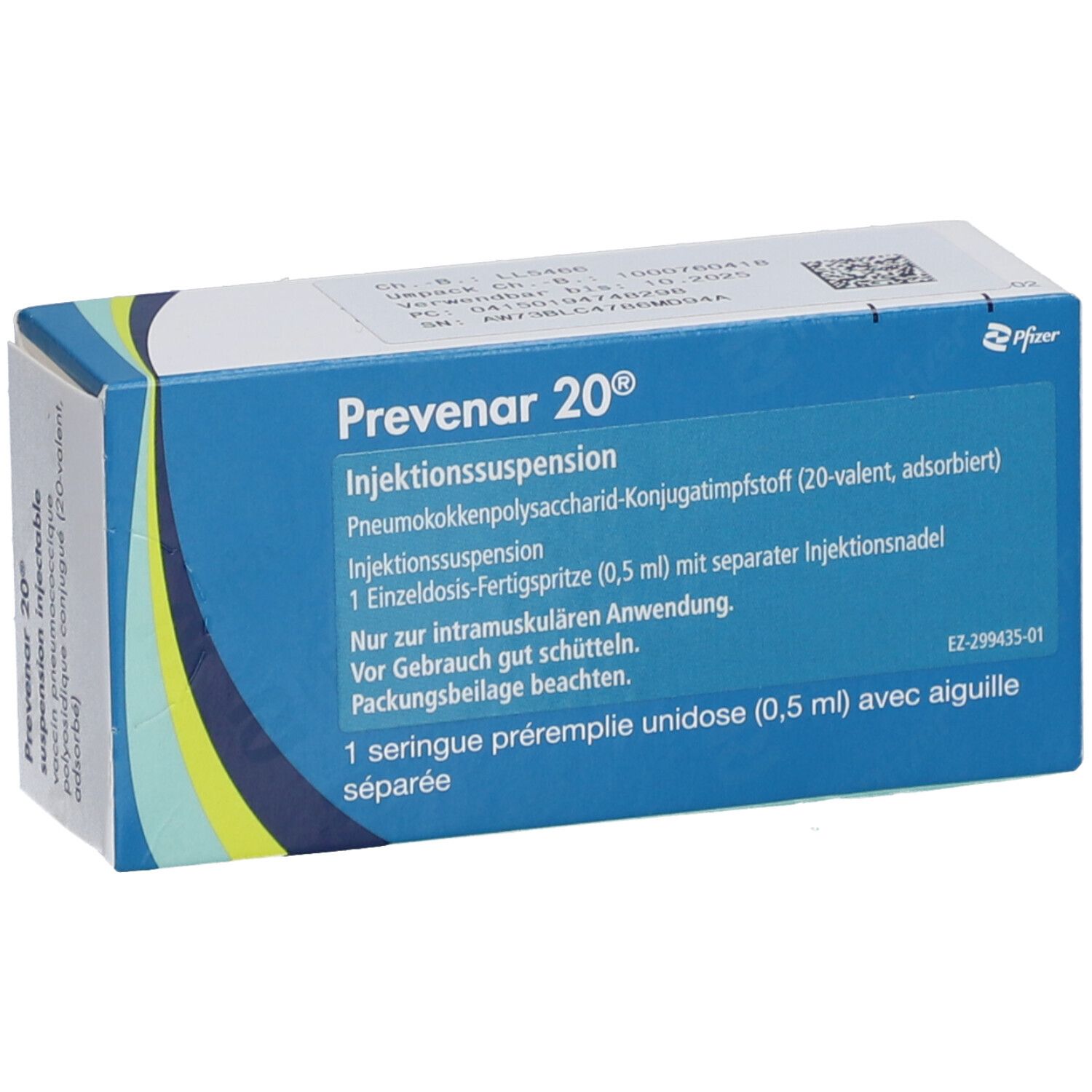 PREVENAR 20 Injektionssuspension i.e.Fertigspritze