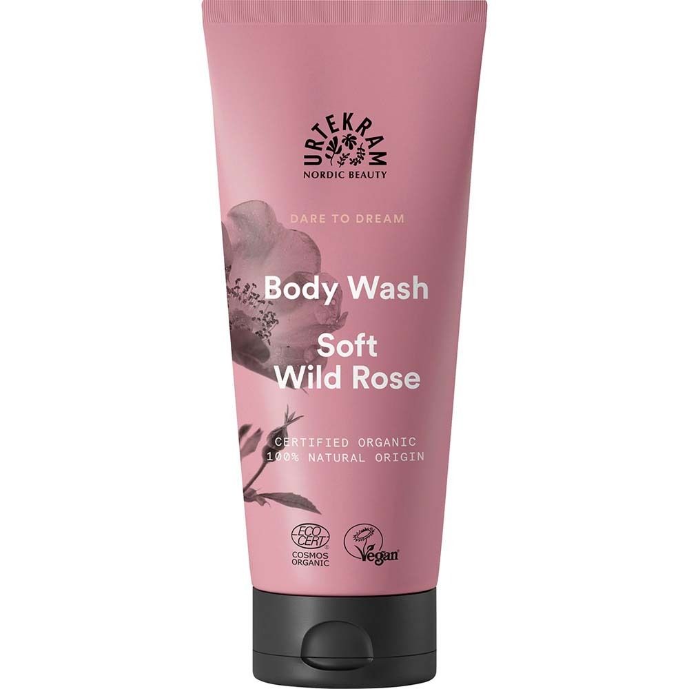 Urtekram Soft wild Rose Body Wash 200 ml Duschgel