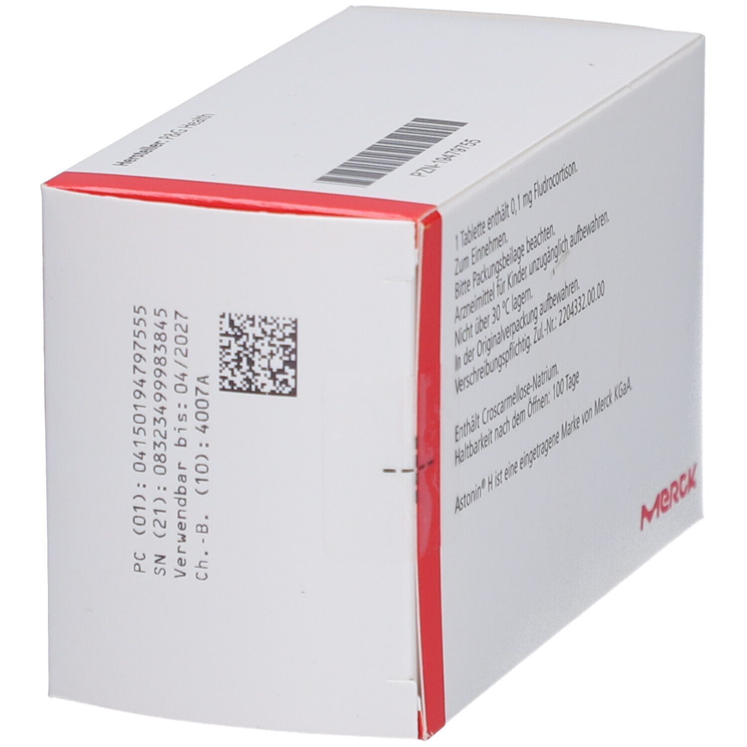 ASTONIN H 0,1 mg Tabletten Blisterpackung