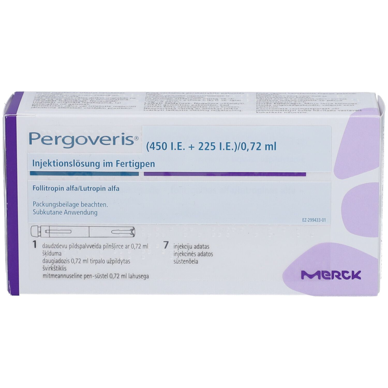 PERGOVERIS 450 I.E.+225 I.E./0,72 ml Inj.Lsg.F.Pen