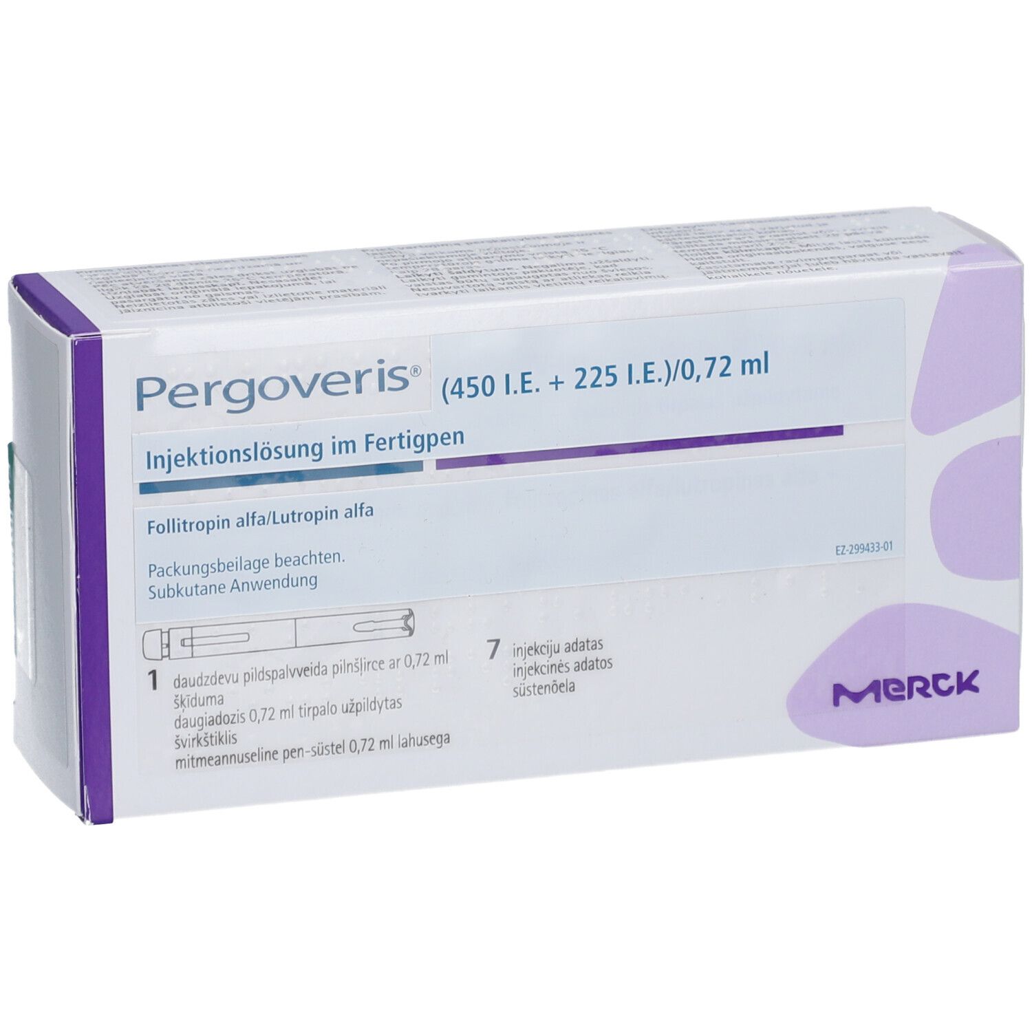 PERGOVERIS 450 I.E.+225 I.E./0,72 ml Inj.Lsg.F.Pen