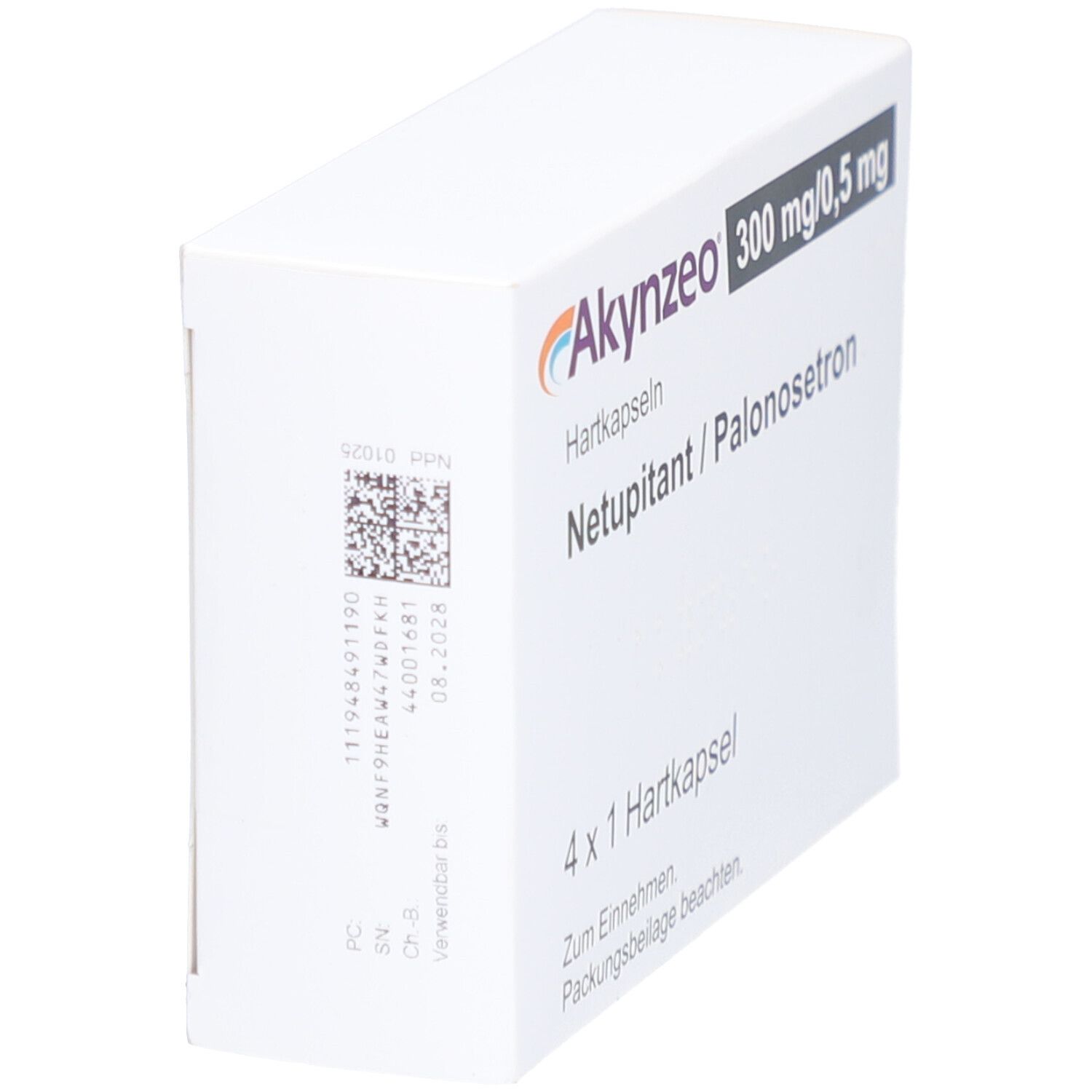 AKYNZEO 300 mg/0,5 mg Hartkapseln