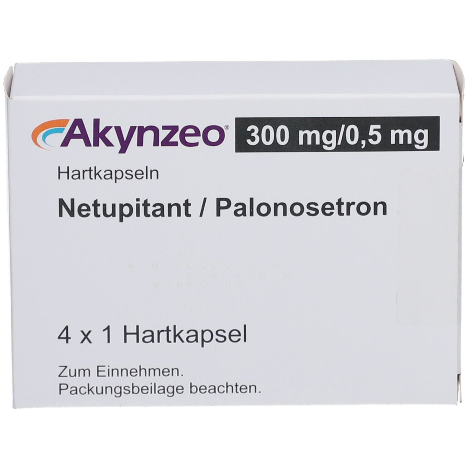 AKYNZEO 300 mg/0,5 mg Hartkapseln