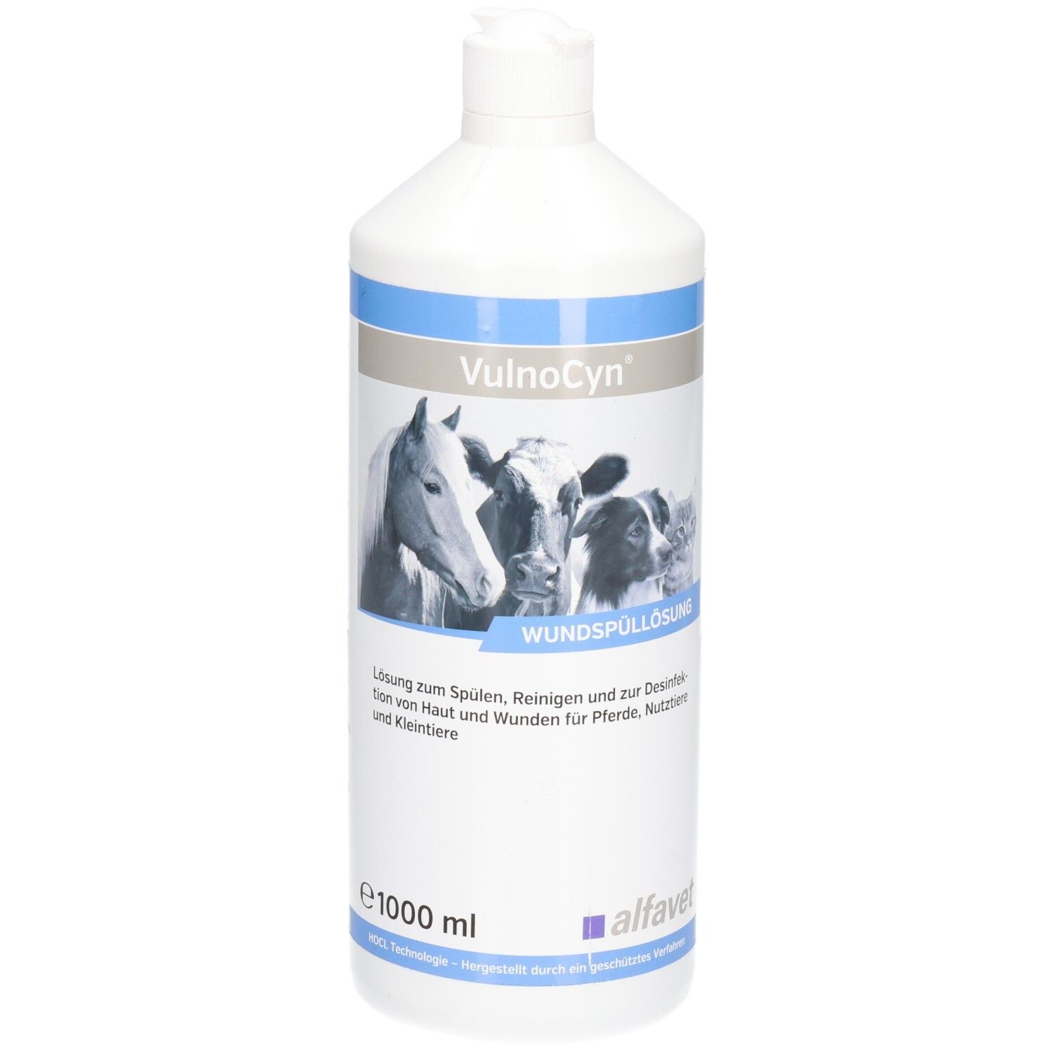 Vulnocyn Wundspüllösung f.Tiere 1000 ml Lösung