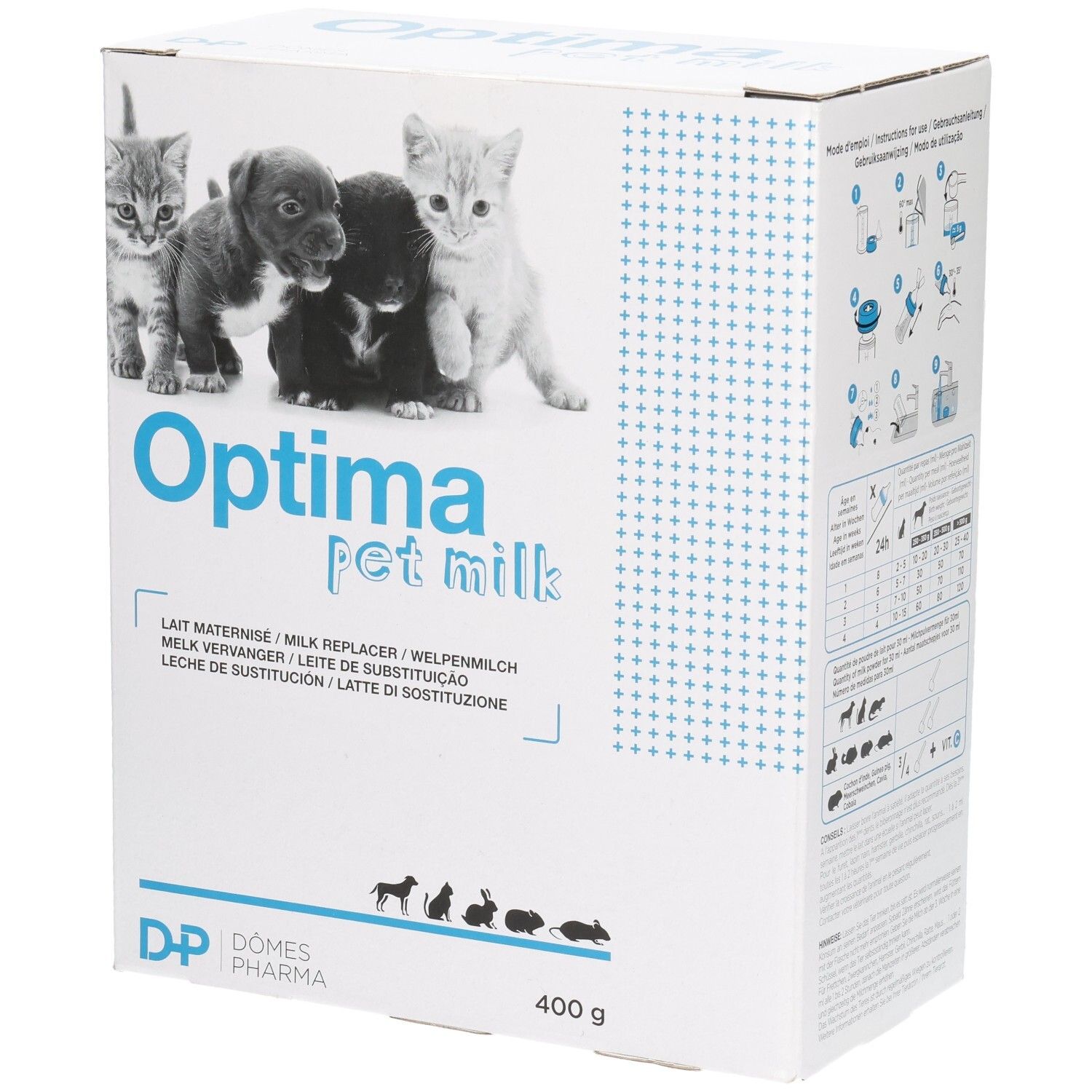 Optima Pet Milk Welpenmilch Set vet. 1x400 g Milch