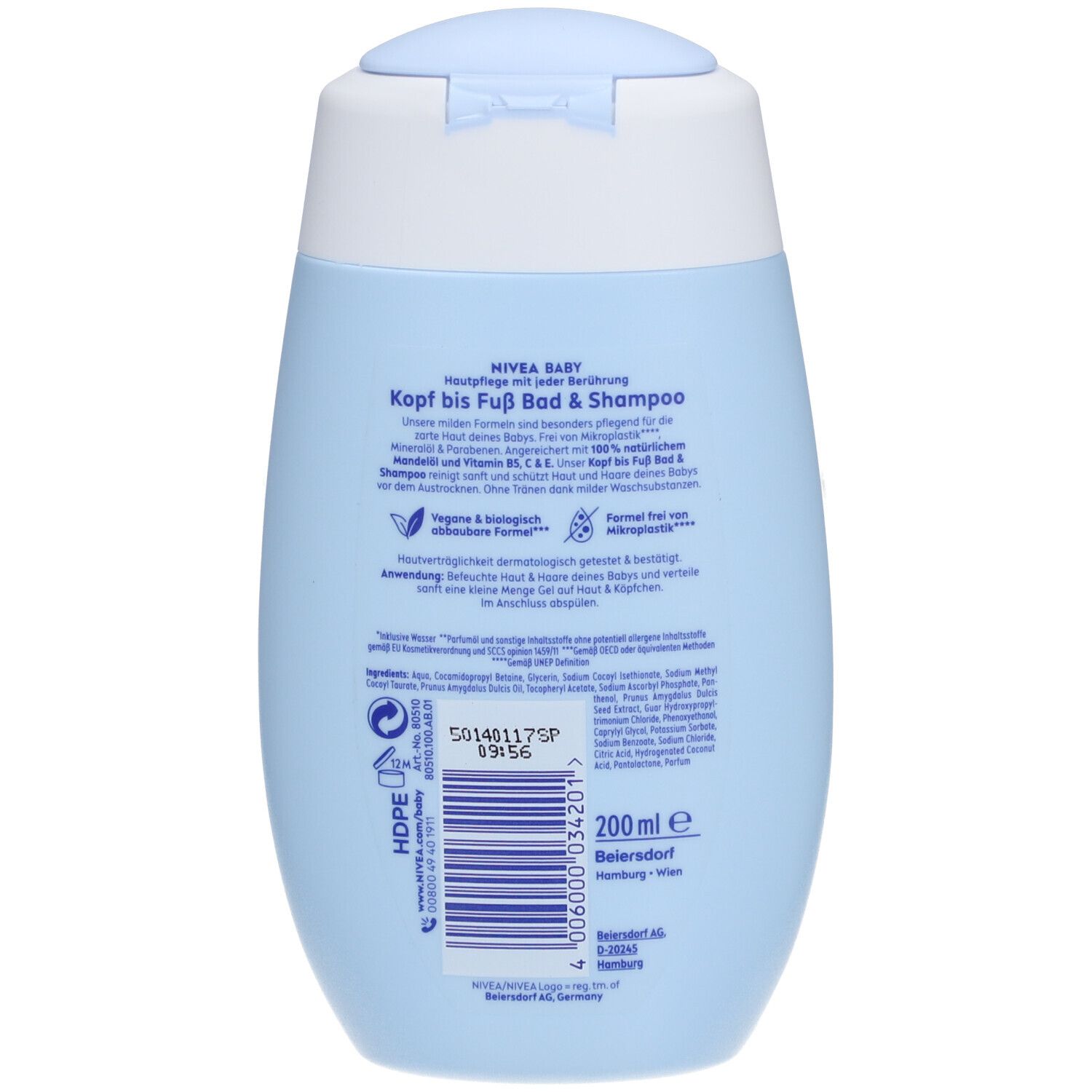 NIVEA® BABY Kopf bis Fuß Bad & Shampoo