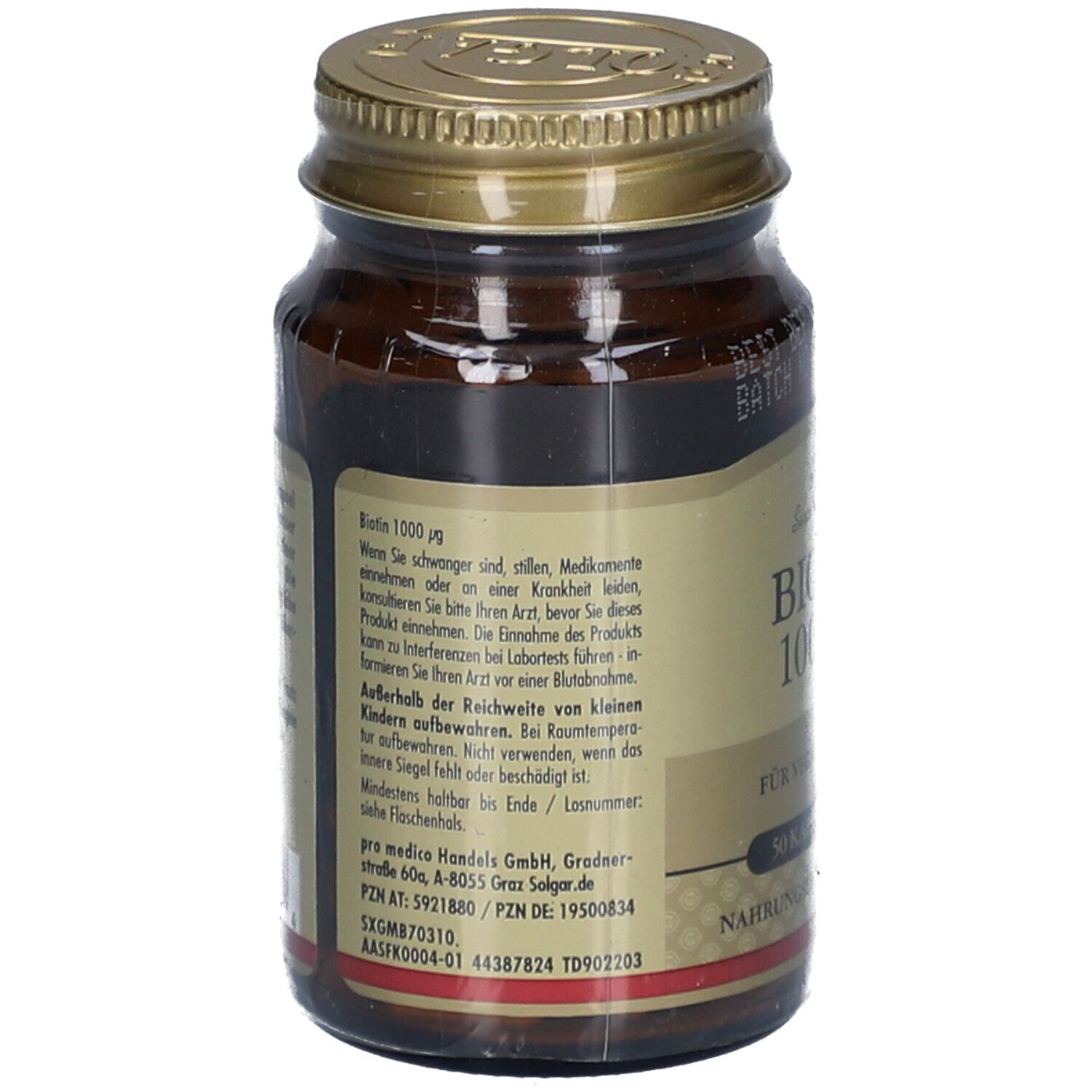 Solgar Biotin 1000 µg Kapseln