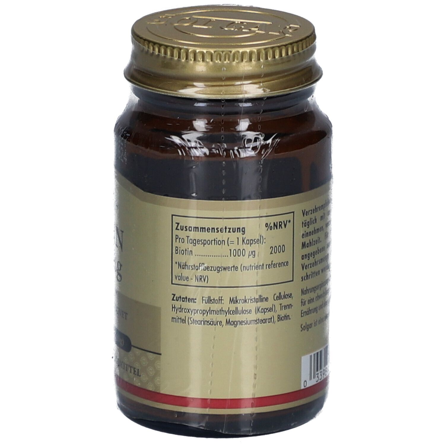 Solgar Biotin 1000 µg Kapseln