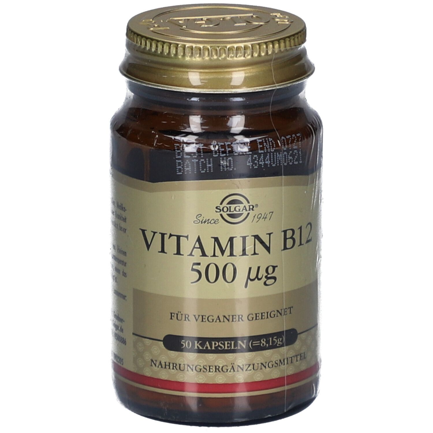 Solgar Vitamin B12 500 µg Kapseln