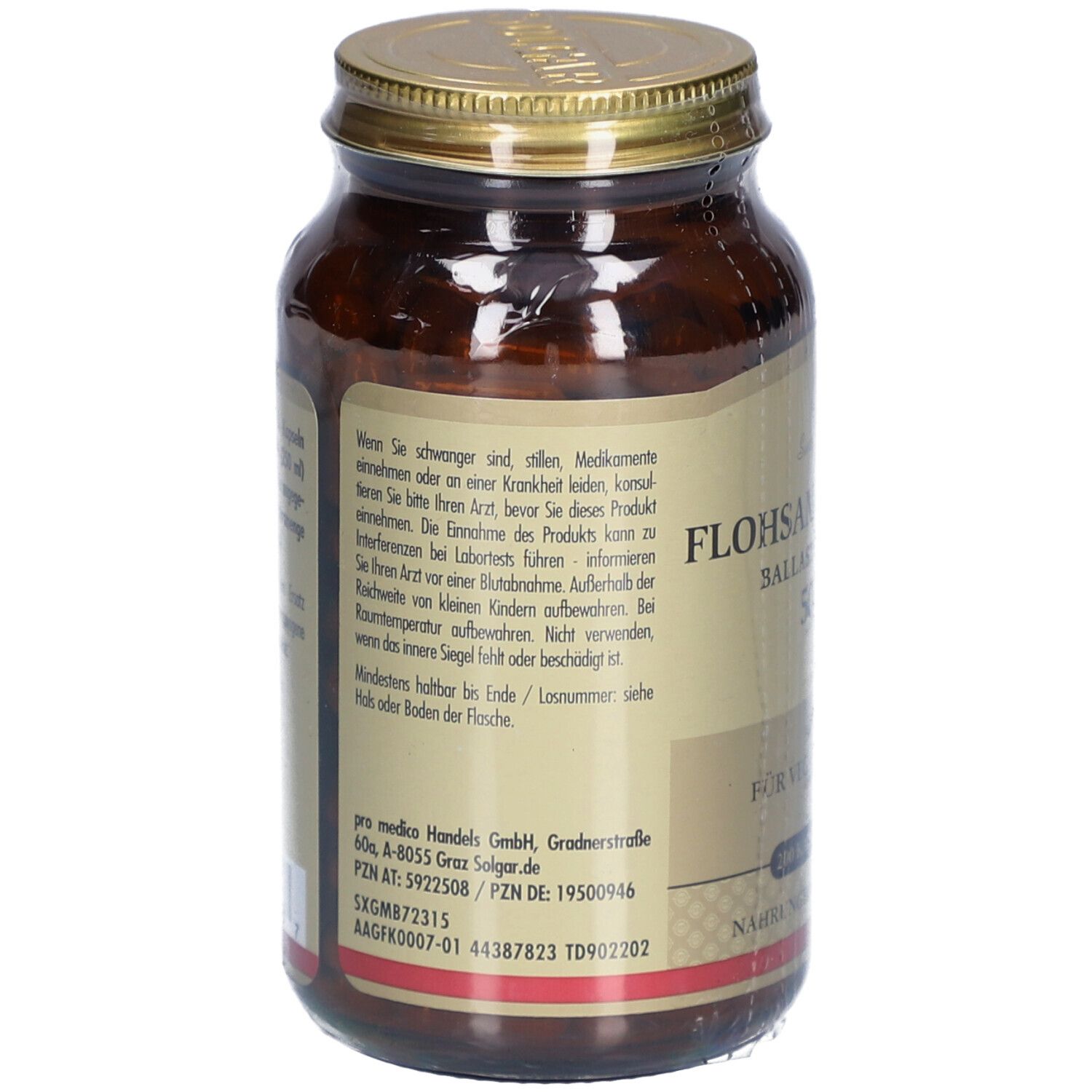 Solgar Flohsamenschalen 500 mg Kapseln