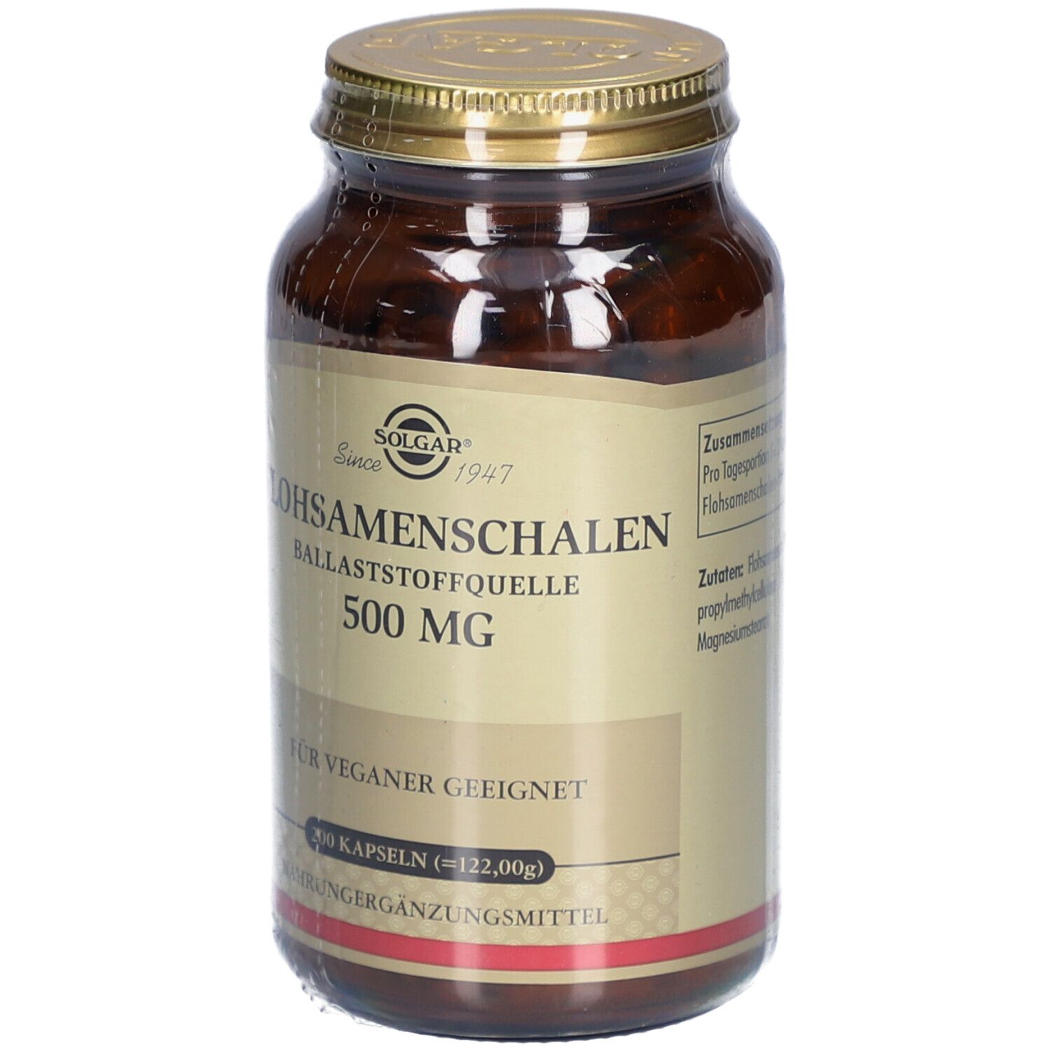 Solgar Flohsamenschalen 500 mg Kapseln