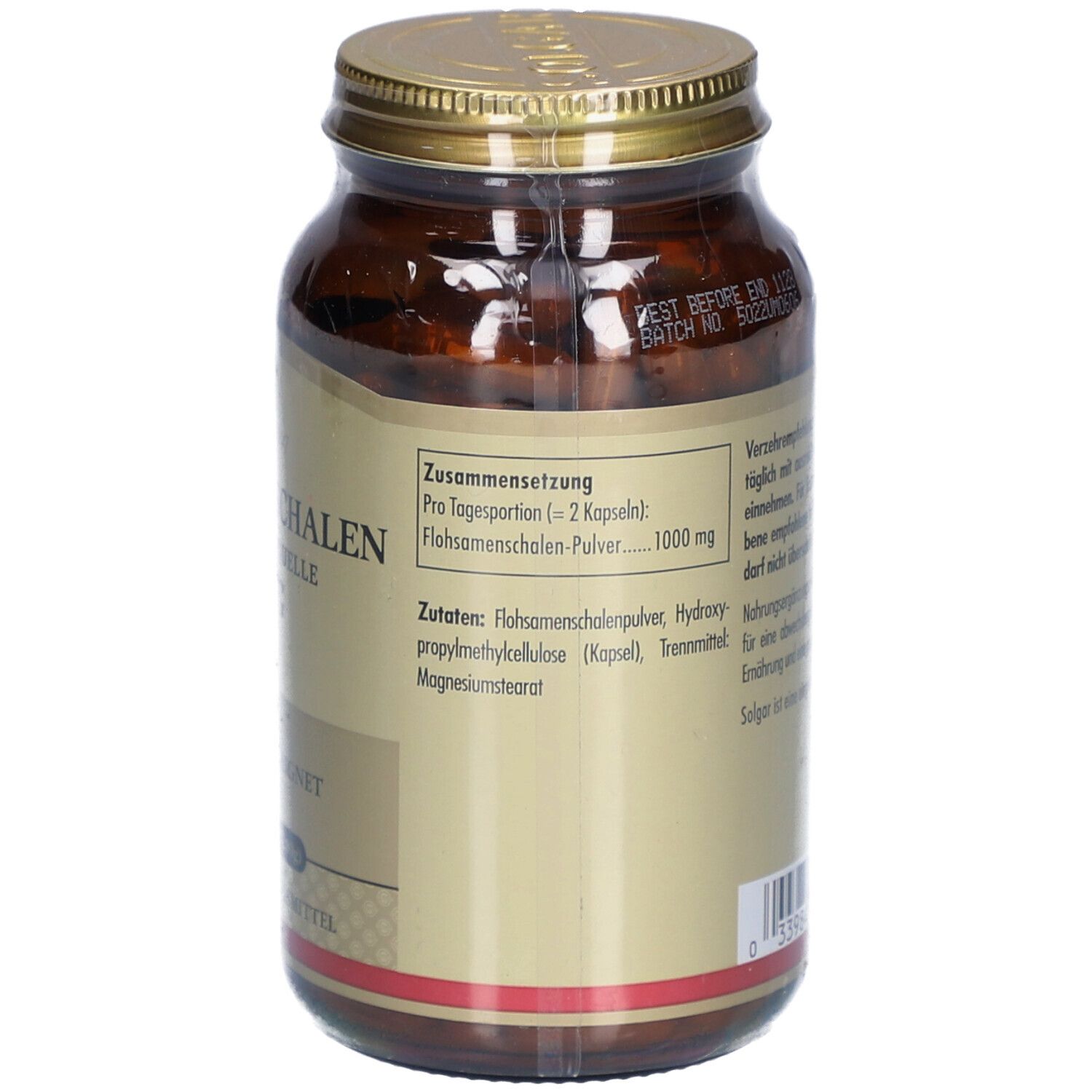 Solgar Flohsamenschalen 500 mg Kapseln