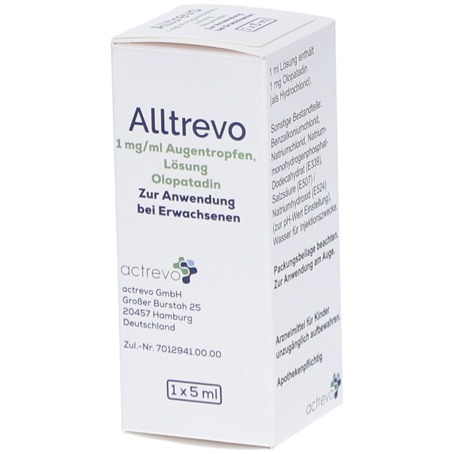 actrevo GmbH & ALLTREVO® 1 mg/ml Augentropfen