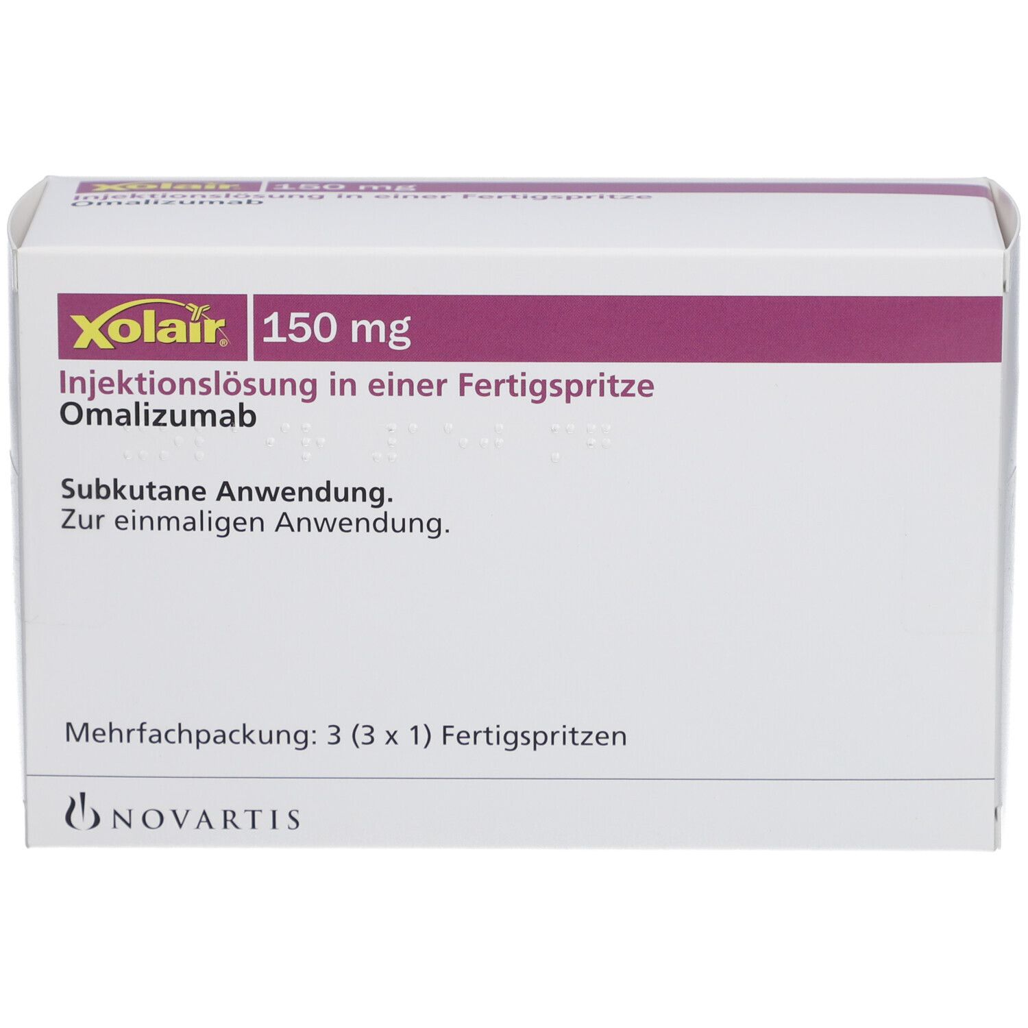 XOLAIR 150 mg Injektionslösung i.e.Fertigspritze