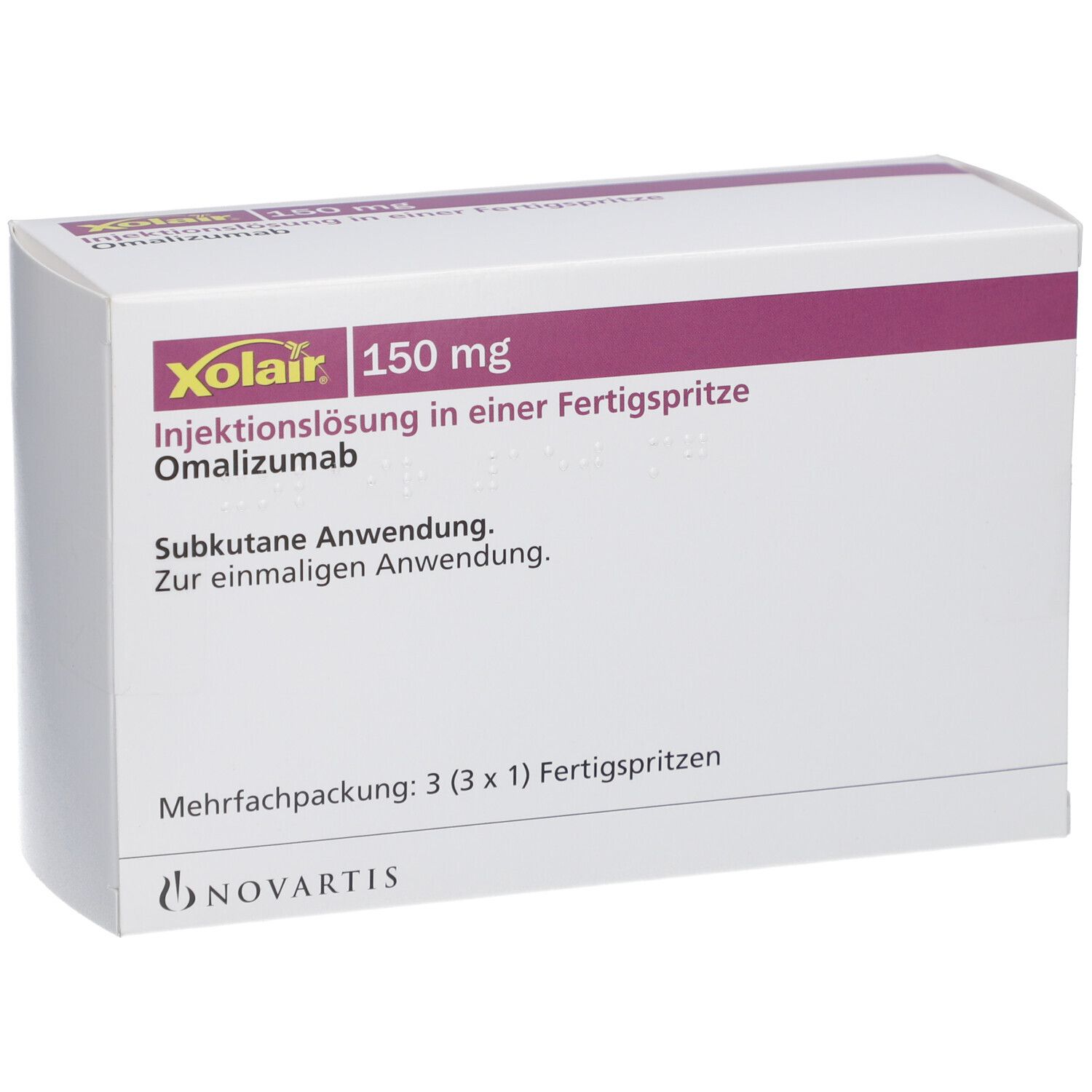 XOLAIR 150 mg Injektionslösung i.e.Fertigspritze