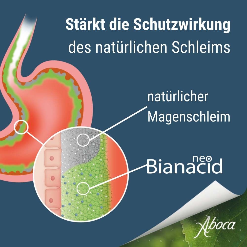 Porträt einer Frau mit braunen Haaren und einem grünen Blatt. Text: Für die Gesundheit.