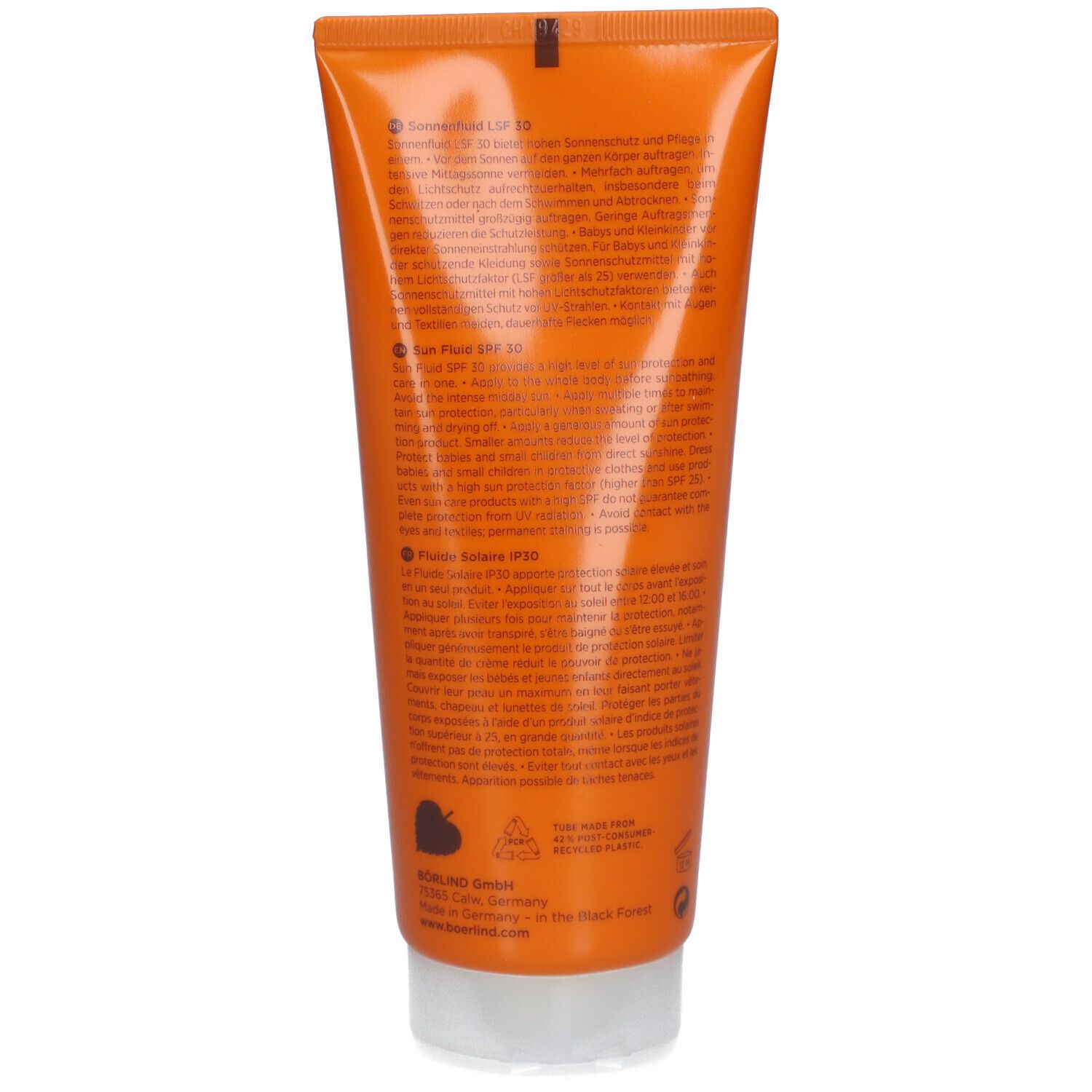 ANNEMARIE BÖRLIND BODY Sun fluid LSF 30