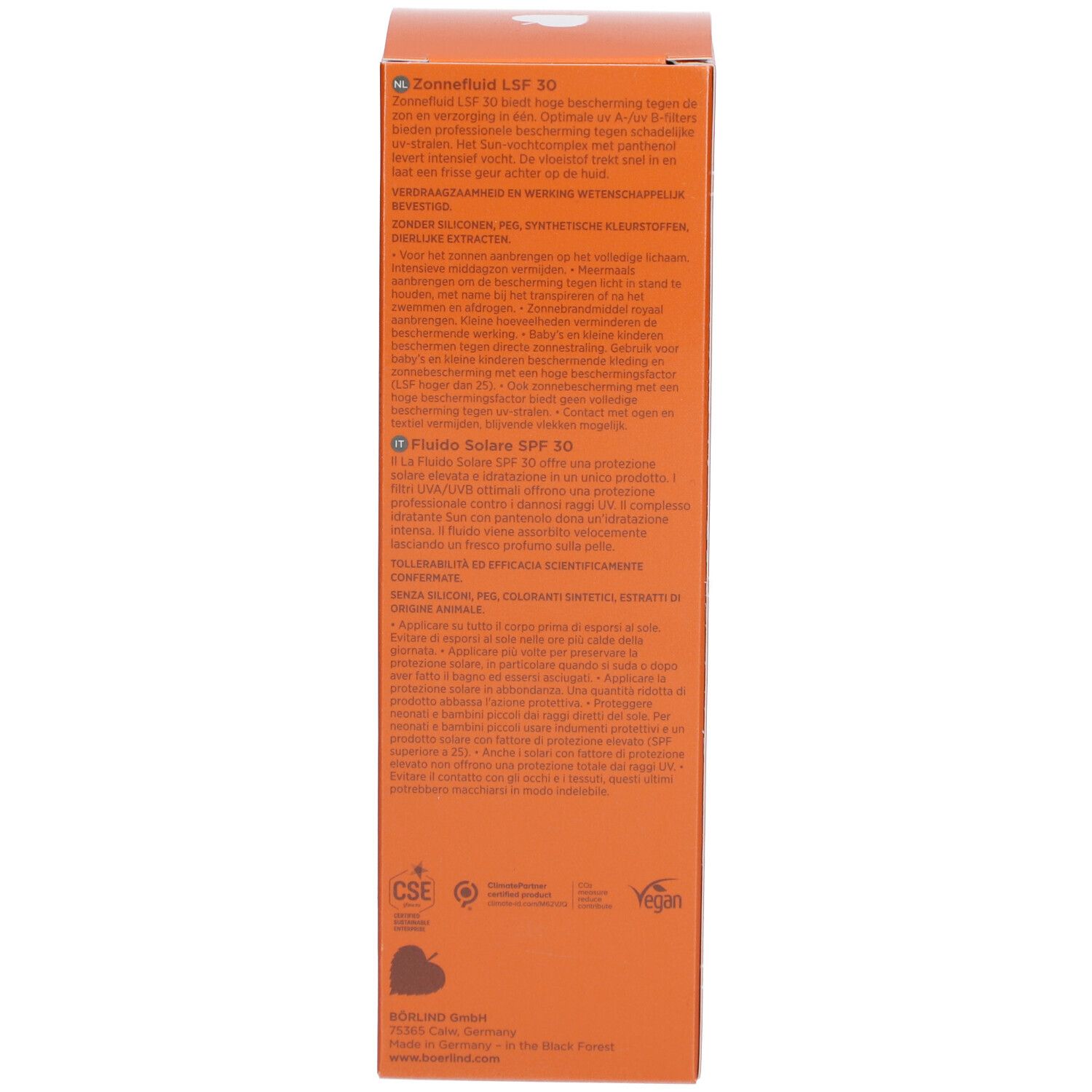 ANNEMARIE BÖRLIND BODY Sun fluid LSF 30