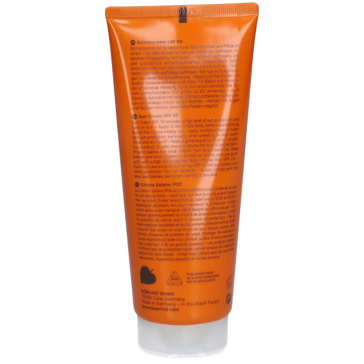 ANNEMARIE BÖRLIND BODY Sun creme LSF 50