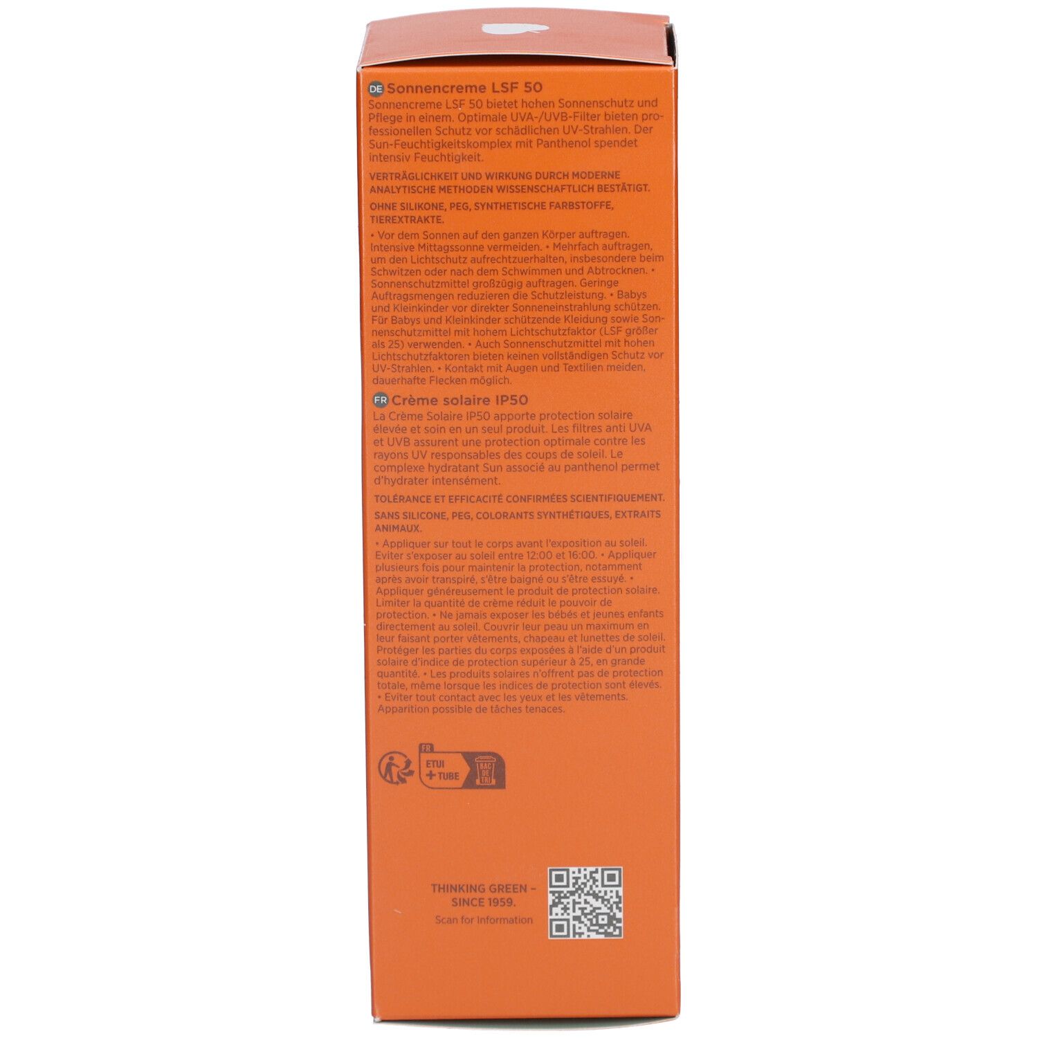 ANNEMARIE BÖRLIND BODY Sun creme LSF 50