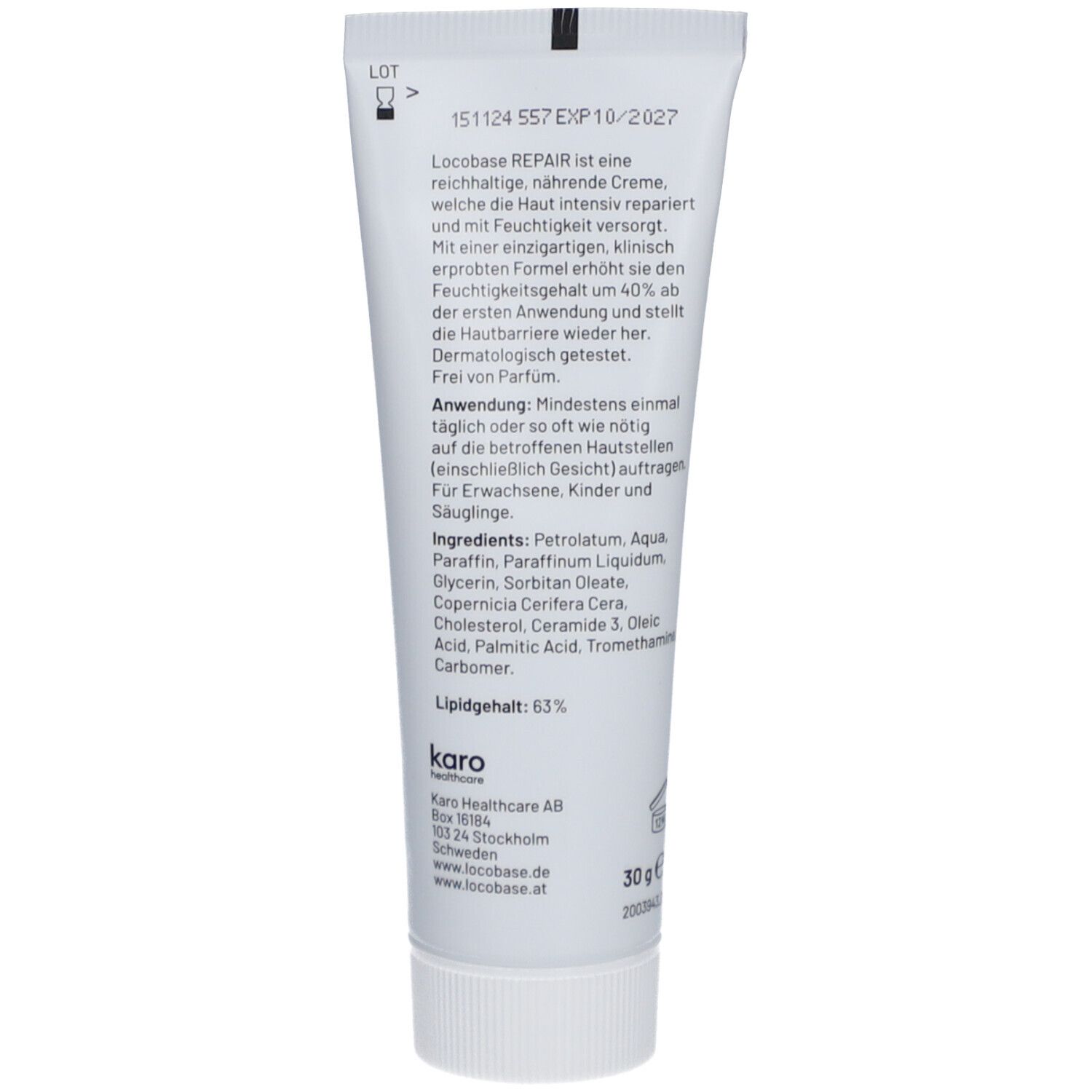 Locobase® Repair Creme für sehr trockene und atopische Haut