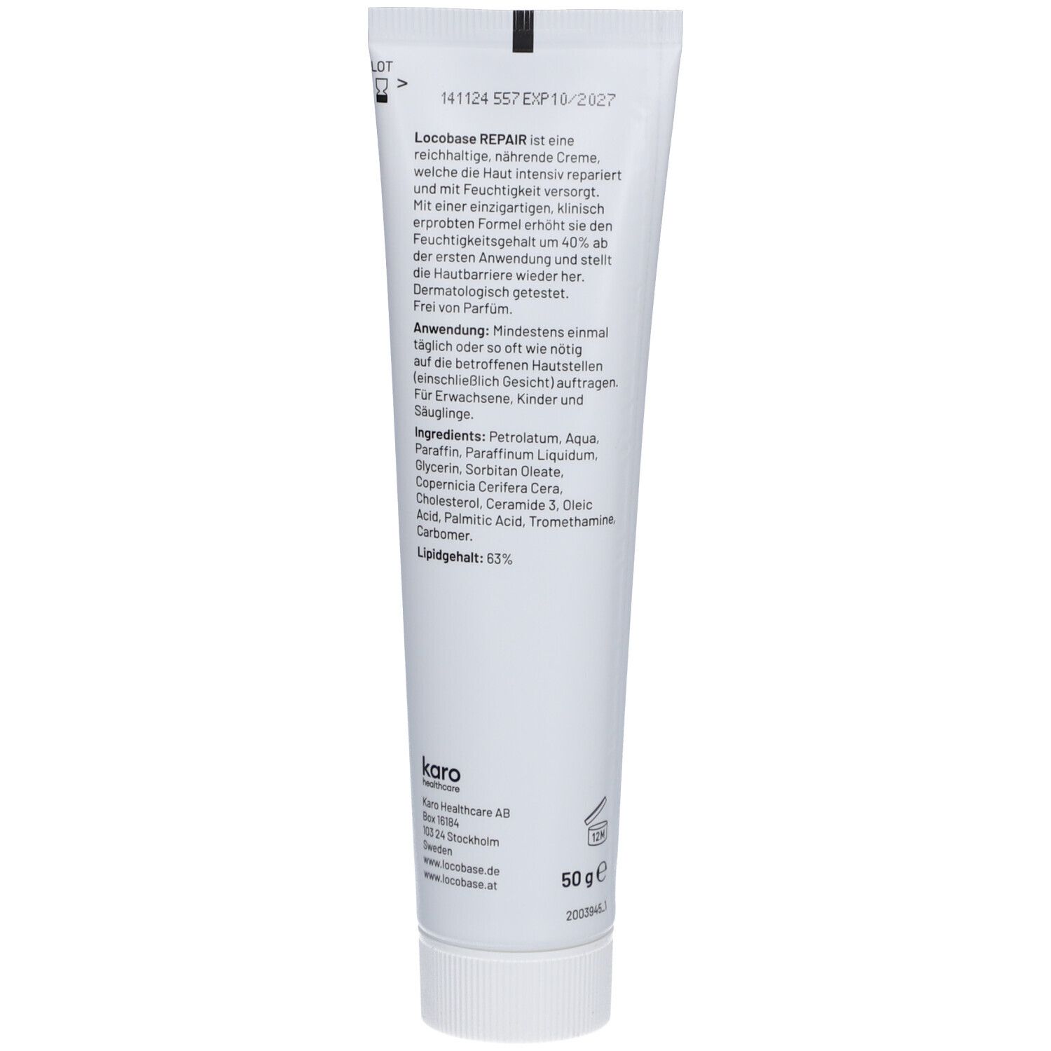 Locobase® Repair Creme für sehr trockene, geschädigte Haut